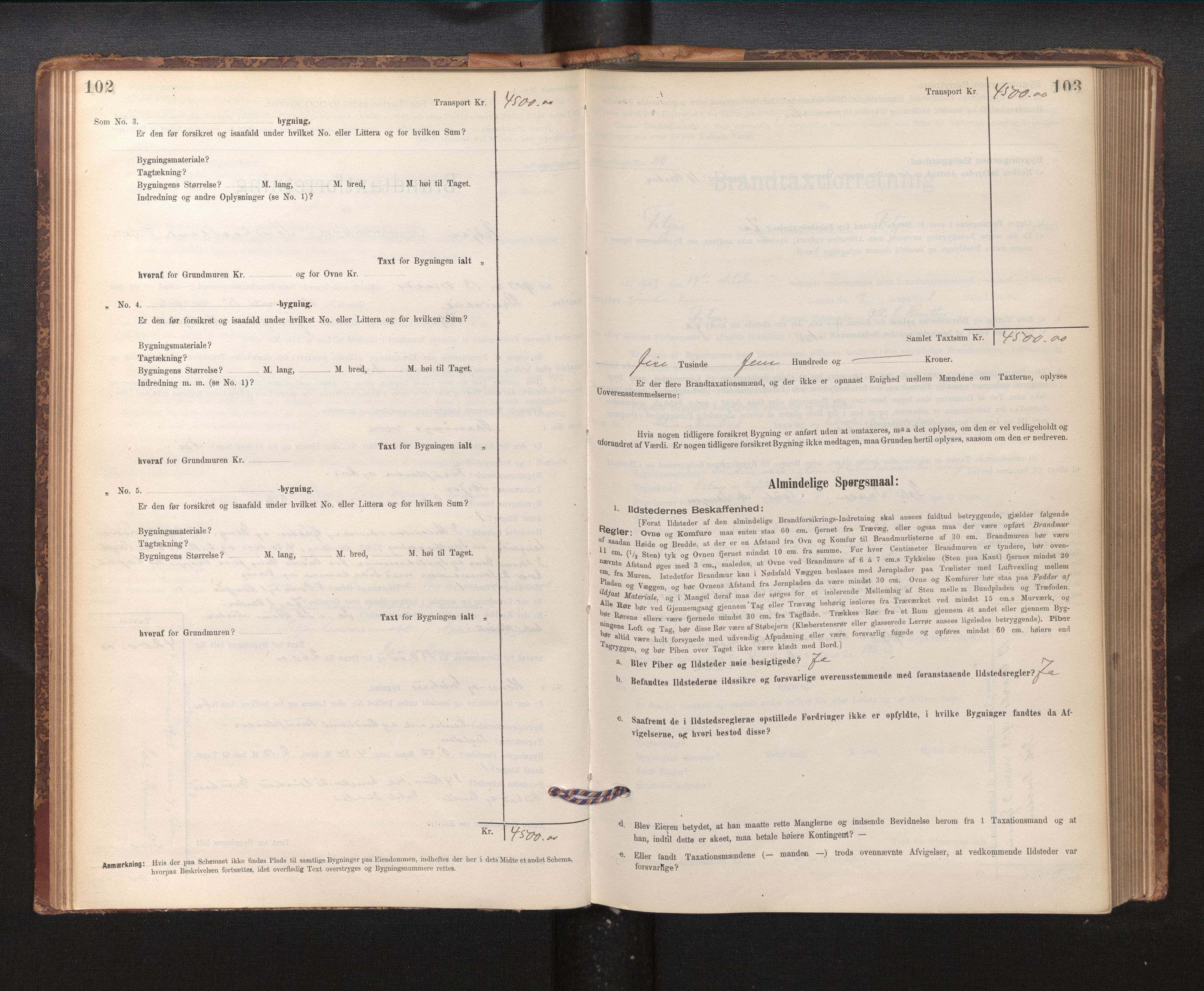 Lensmannen i Fitjar, SAB/A-32001/0012/L0001: Branntakstprotokoll, skjematakst, 1895-1948, p. 102-103