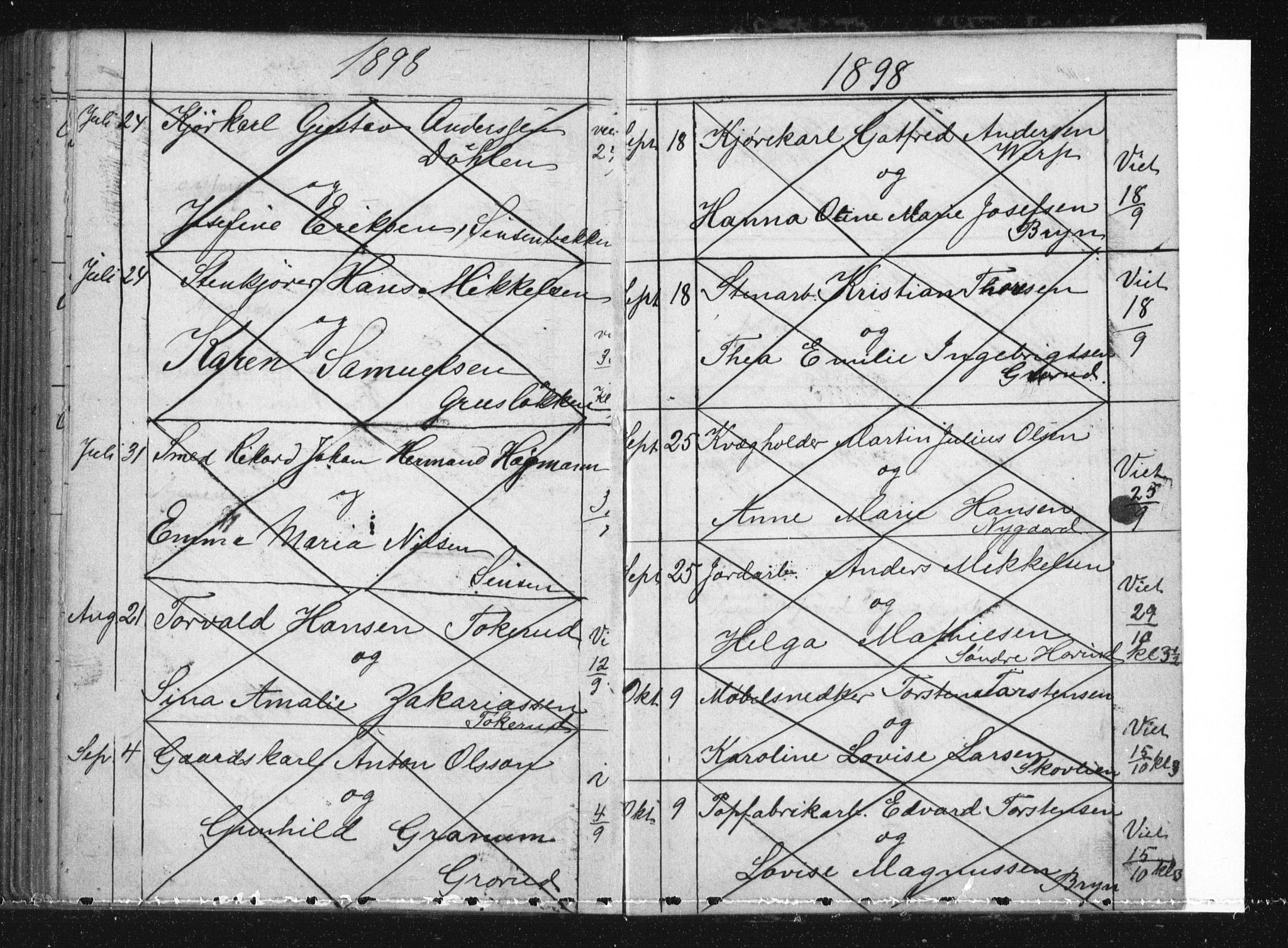 Østre Aker prestekontor Kirkebøker, AV/SAO-A-10840/H/Ha/L0005: Banns register no. I 5, 1879-1899