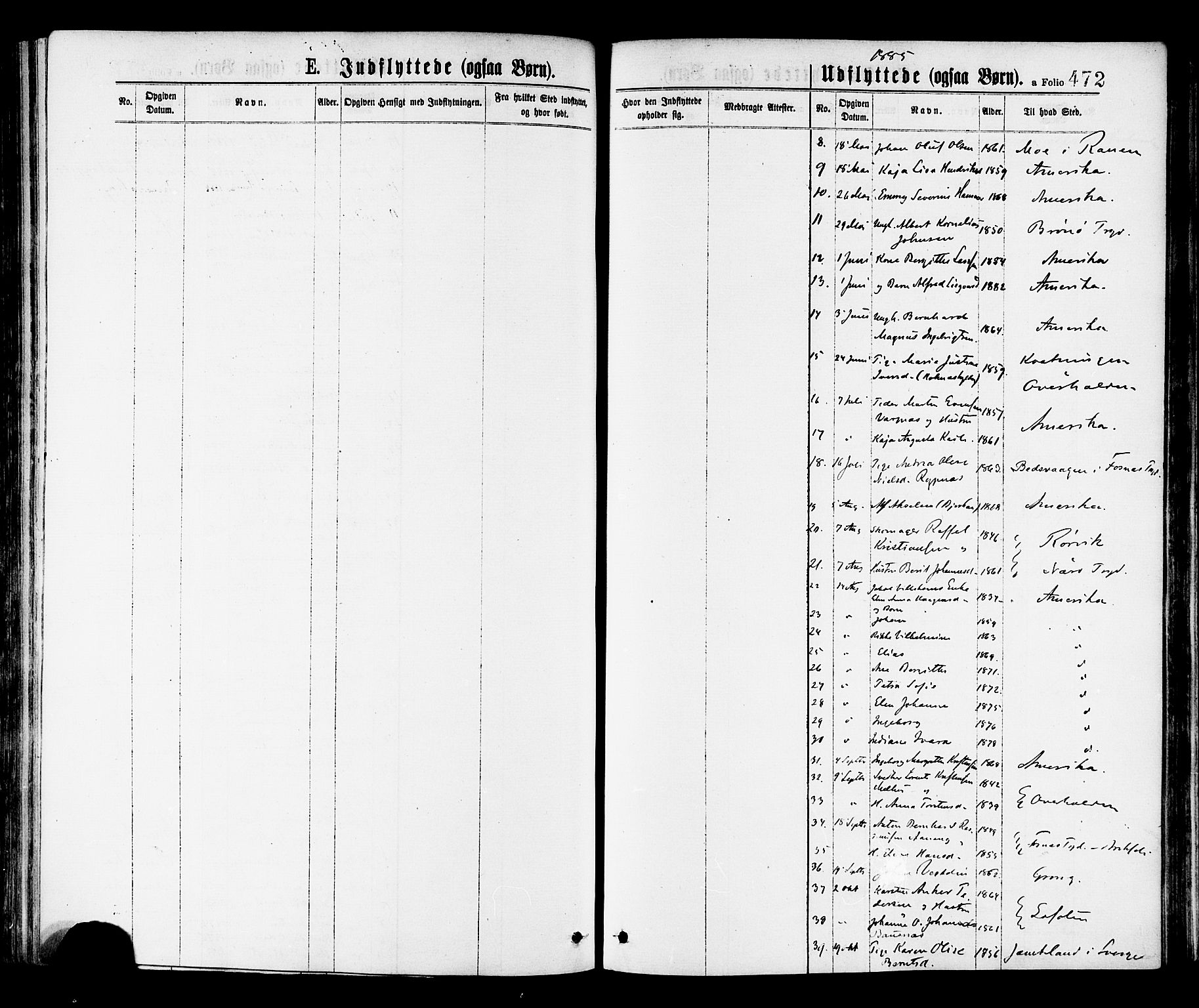 Ministerialprotokoller, klokkerbøker og fødselsregistre - Nord-Trøndelag, SAT/A-1458/768/L0572: Parish register (official) no. 768A07, 1874-1886, p. 472