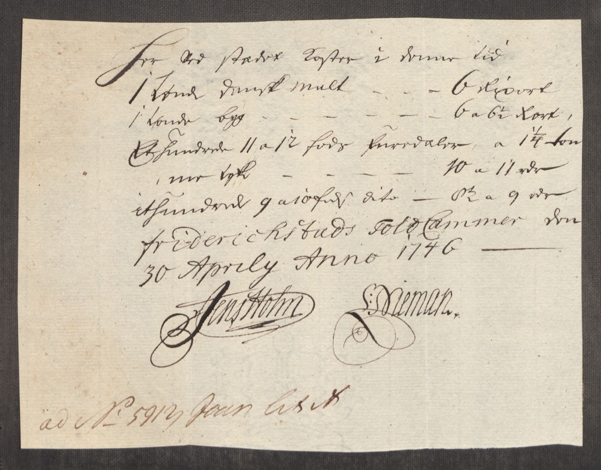 Rentekammeret inntil 1814, Realistisk ordnet avdeling, RA/EA-4070/Oe/L0003: [Ø1]: Priskuranter, 1745-1748, p. 242