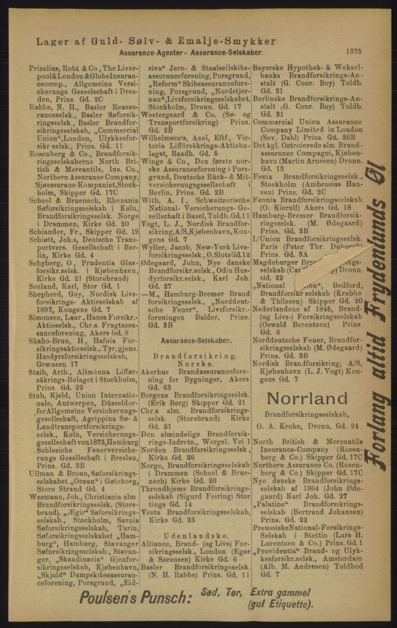 Kristiania/Oslo adressebok, PUBL/-, 1906, p. 1375