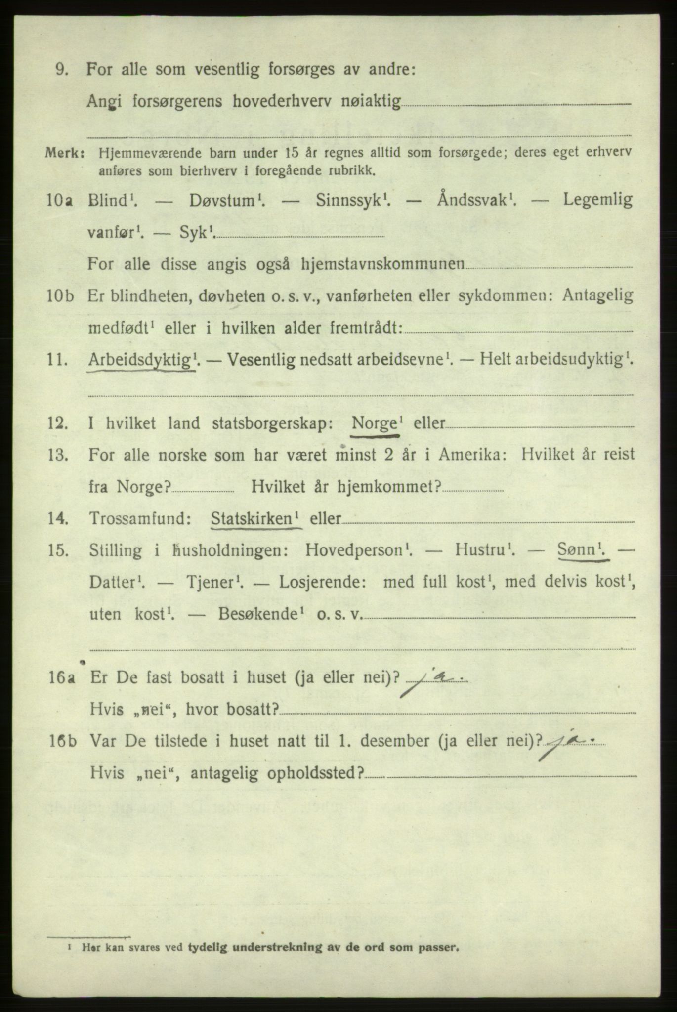 SAB, 1920 census for Vikebygd, 1920, p. 530