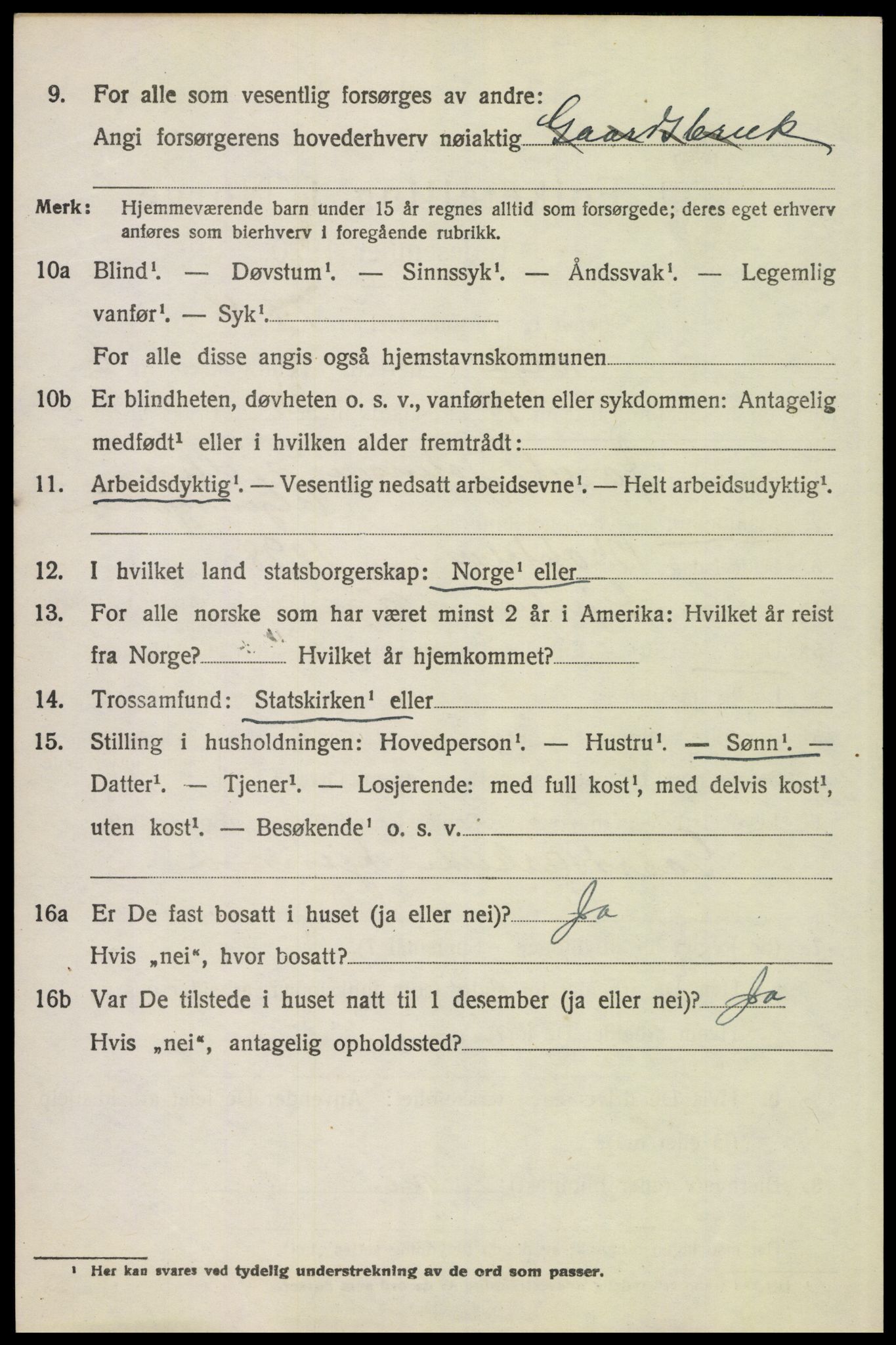 SAH, 1920 census for Tolga, 1920, p. 3782