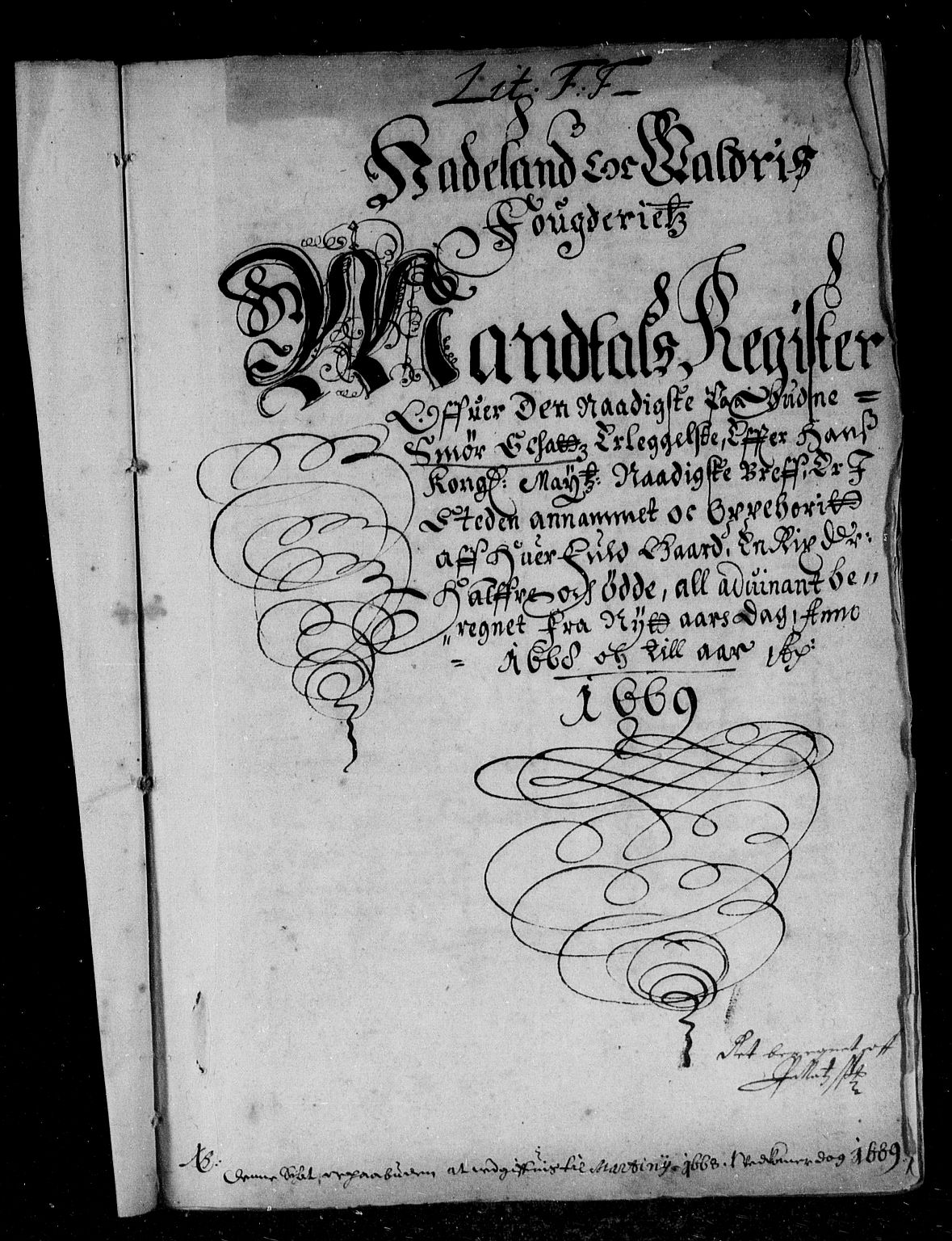 Rentekammeret inntil 1814, Reviderte regnskaper, Stiftamtstueregnskaper, Landkommissariatet på Akershus og Akershus stiftamt, AV/RA-EA-5869/R/Rb/L0048: Akershus stiftamt, 1668