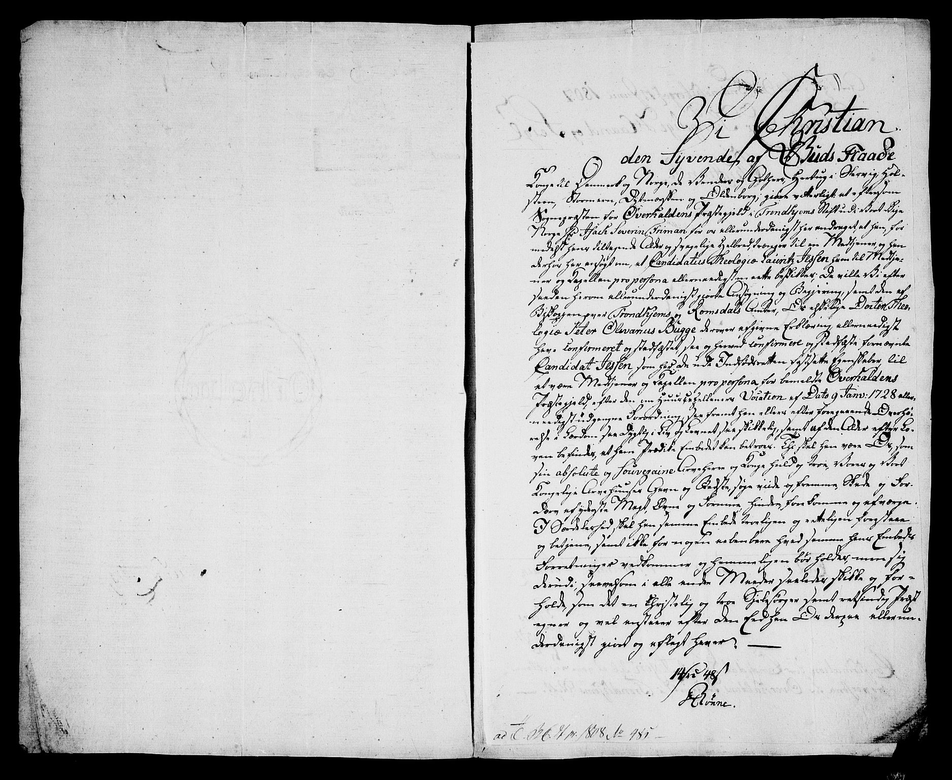Danske Kanselli, Skapsaker, AV/RA-EA-4061/F/L0118: Skap 16, pakke 49, 1808, p. 34