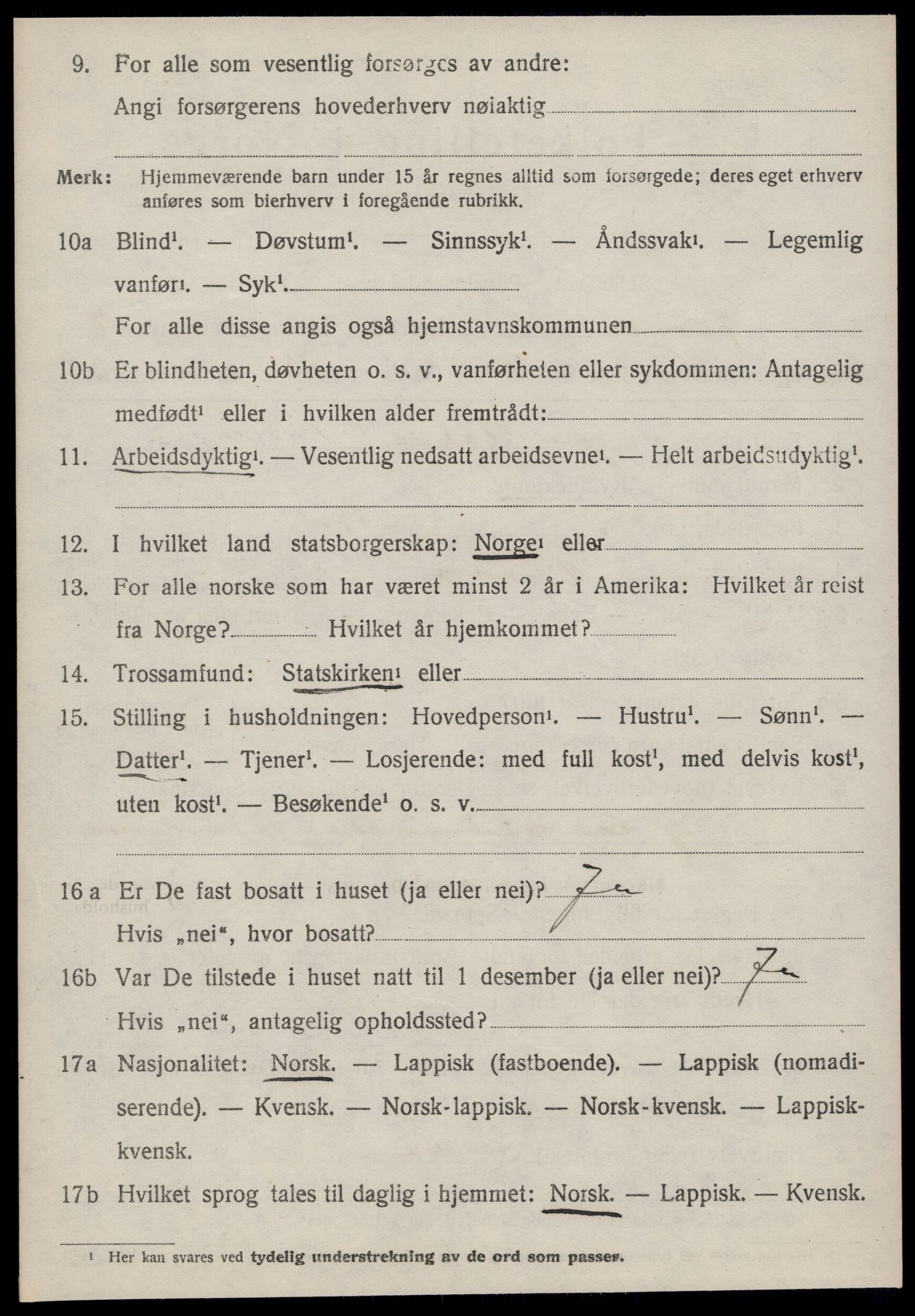 SAT, 1920 census for Rissa, 1920, p. 5948