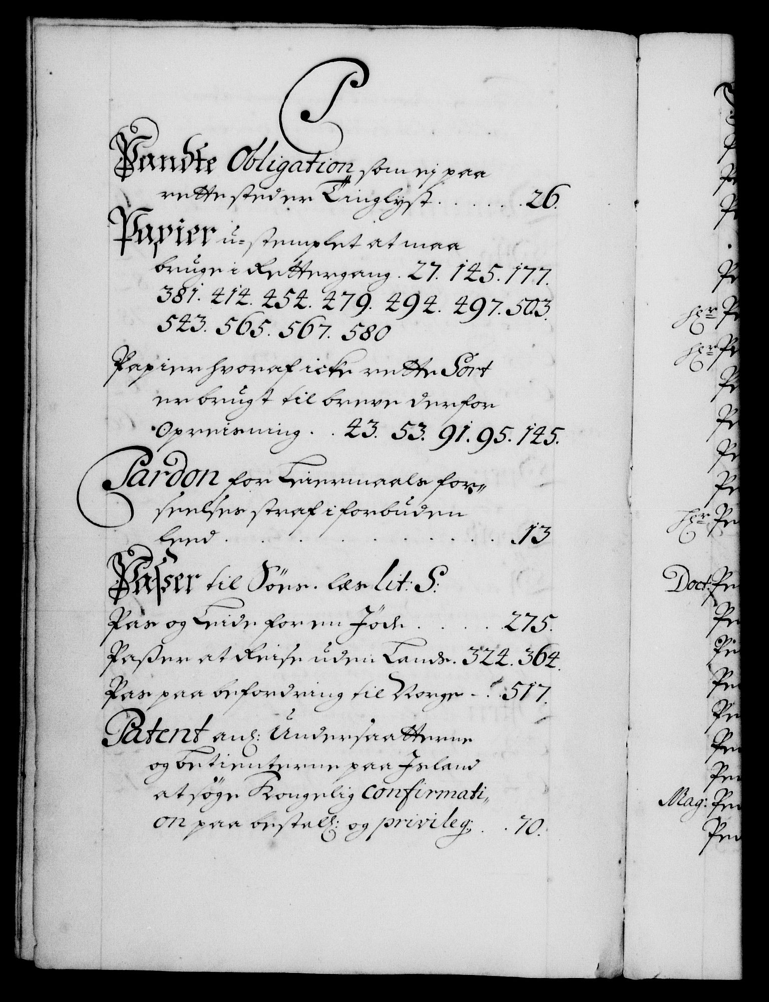 Danske Kanselli 1572-1799, AV/RA-EA-3023/F/Fc/Fca/Fcaa/L0018: Norske registre, 1699-1703