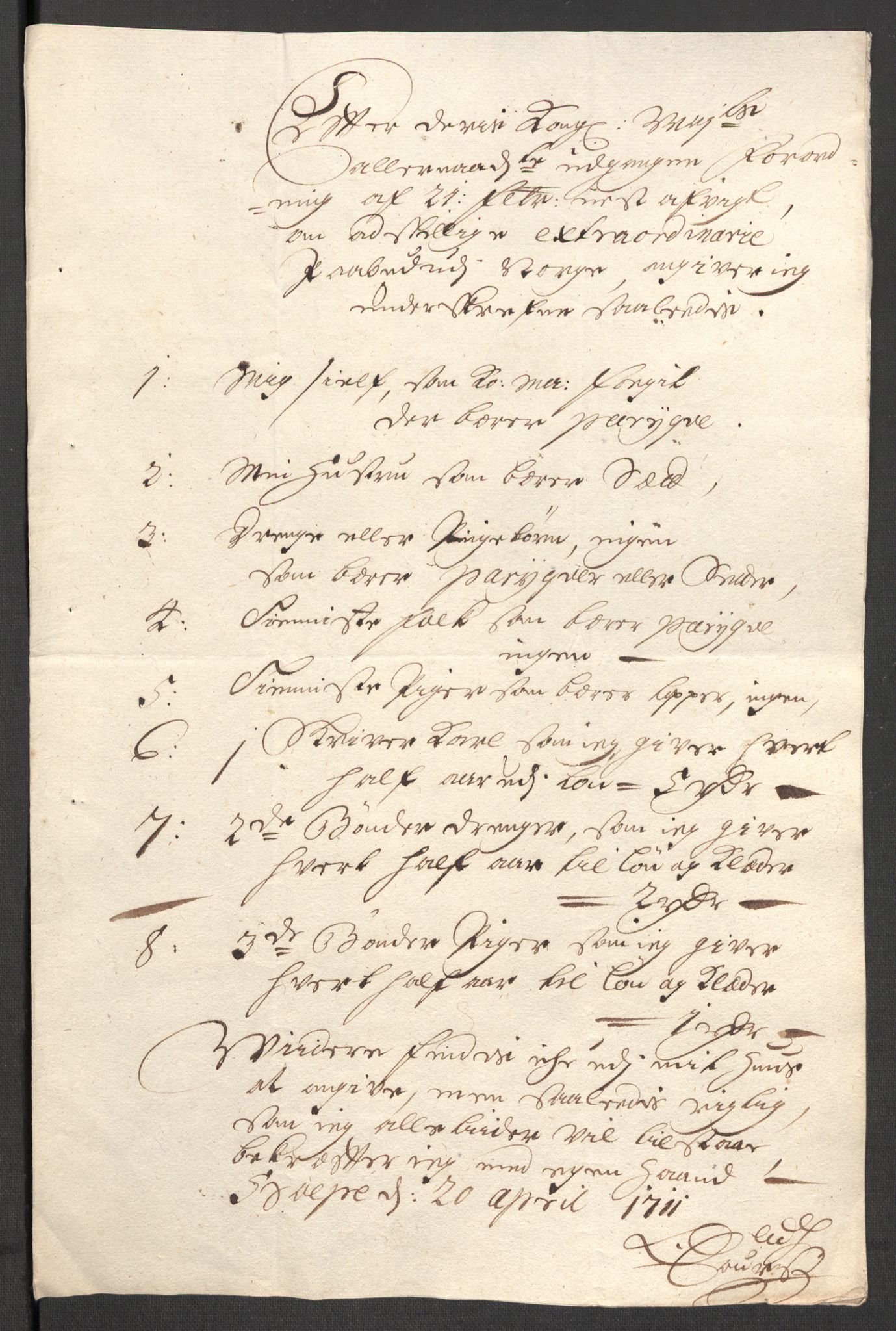 Rentekammeret inntil 1814, Reviderte regnskaper, Fogderegnskap, AV/RA-EA-4092/R48/L2987: Fogderegnskap Sunnhordland og Hardanger, 1711, p. 248