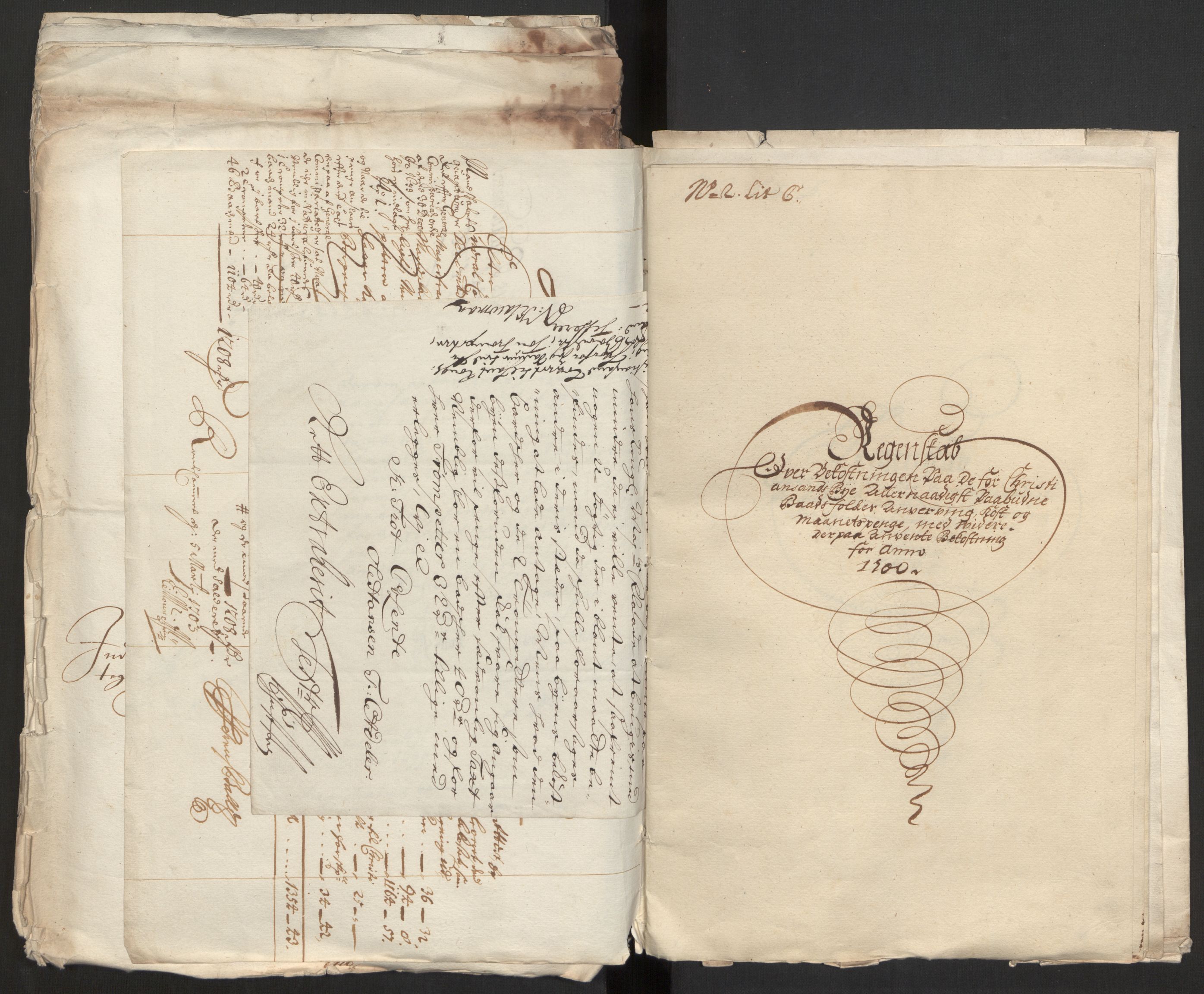 Rentekammeret inntil 1814, Reviderte regnskaper, Byregnskaper, AV/RA-EA-4066/R/Rm/L0258: [M1] Kontribusjonsregnskap, 1664-1700, p. 95
