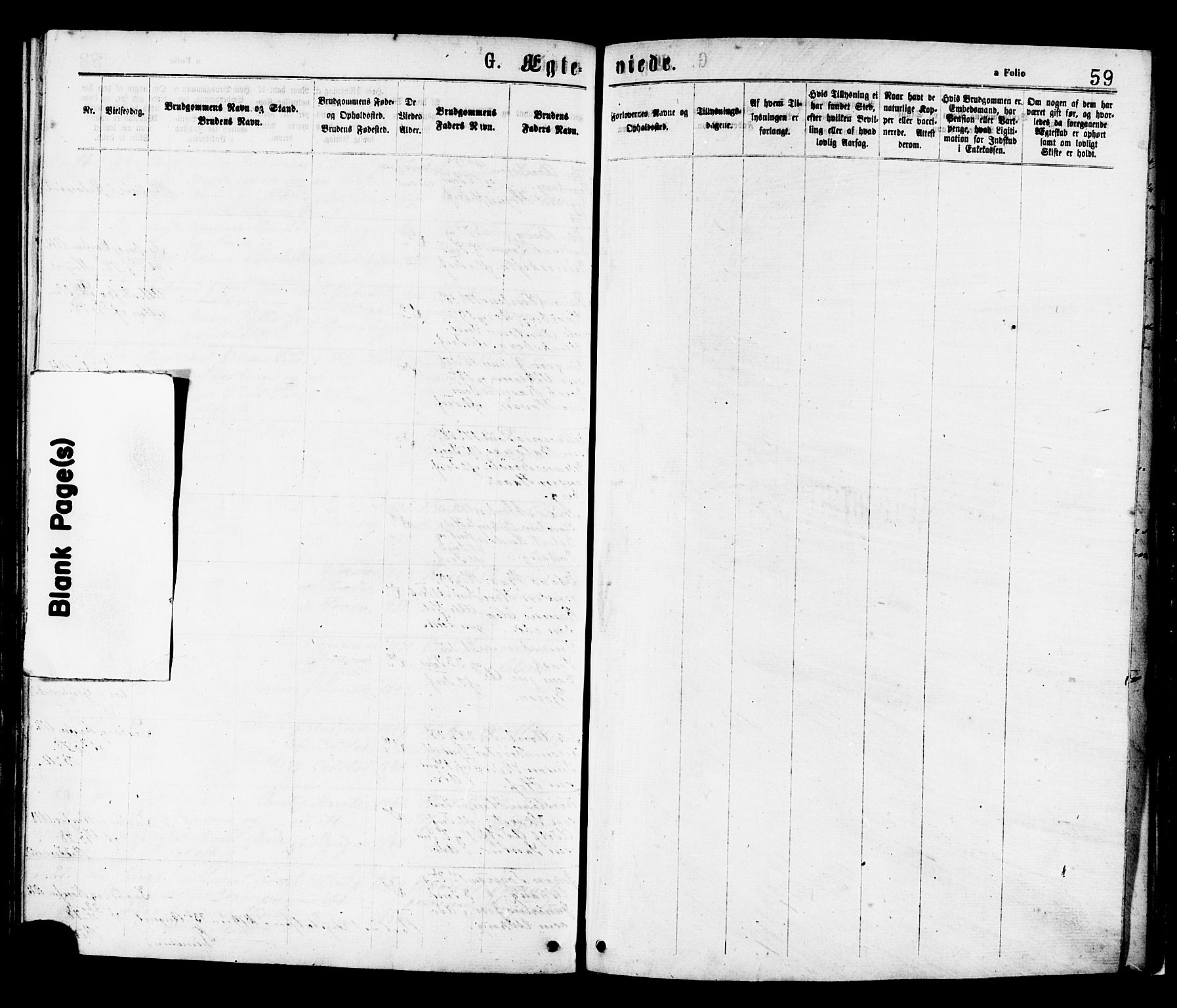 Ministerialprotokoller, klokkerbøker og fødselsregistre - Sør-Trøndelag, SAT/A-1456/659/L0738: Parish register (official) no. 659A08, 1876-1878, p. 59