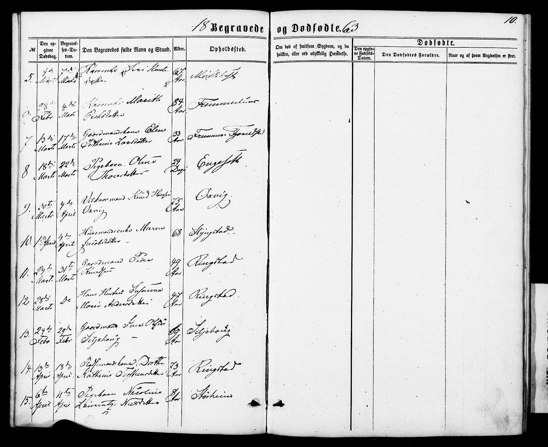 Ministerialprotokoller, klokkerbøker og fødselsregistre - Møre og Romsdal, AV/SAT-A-1454/520/L0282: Parish register (official) no. 520A11, 1862-1881, p. 10