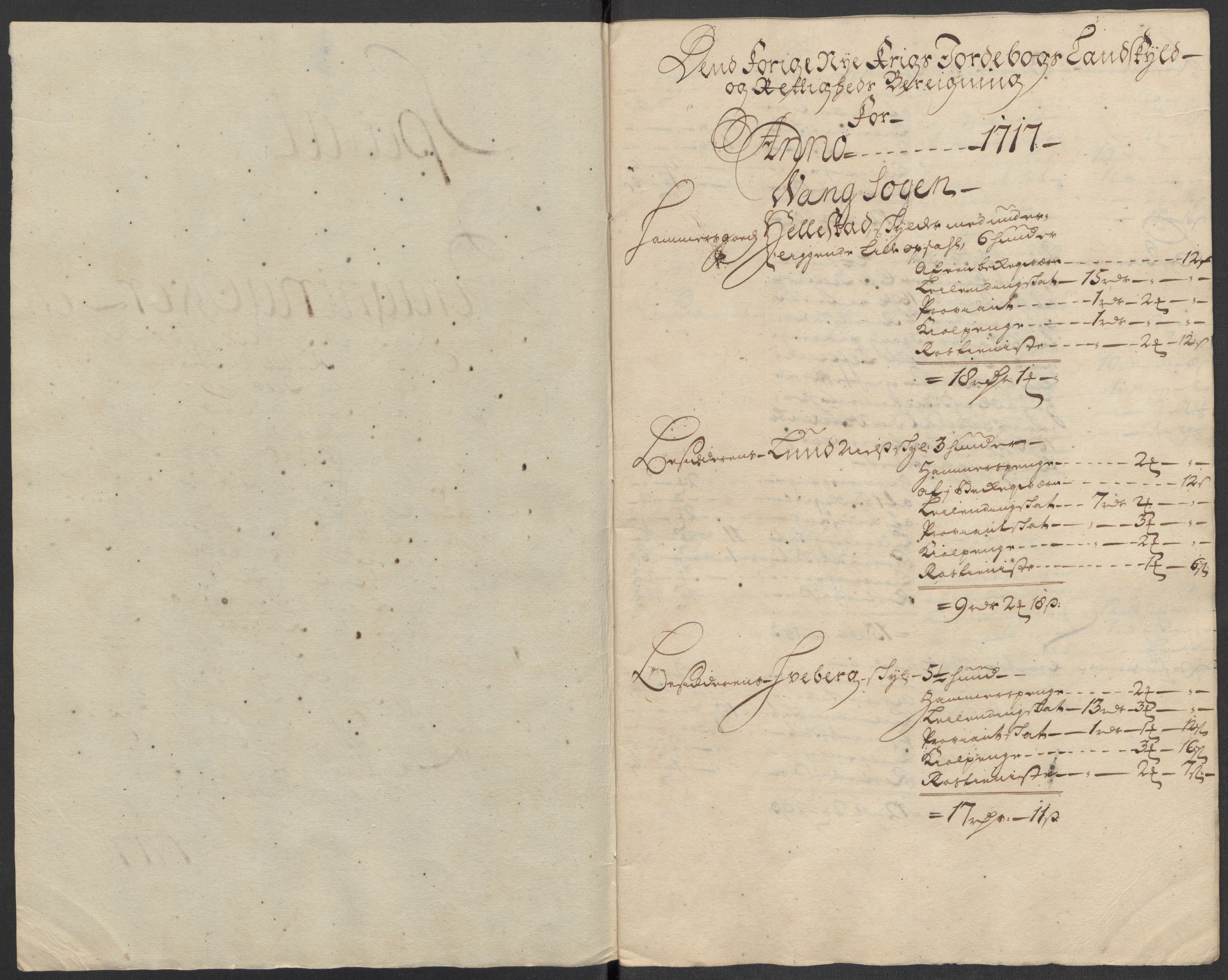 Rentekammeret inntil 1814, Reviderte regnskaper, Fogderegnskap, AV/RA-EA-4092/R16/L1056: Fogderegnskap Hedmark, 1717, p. 282