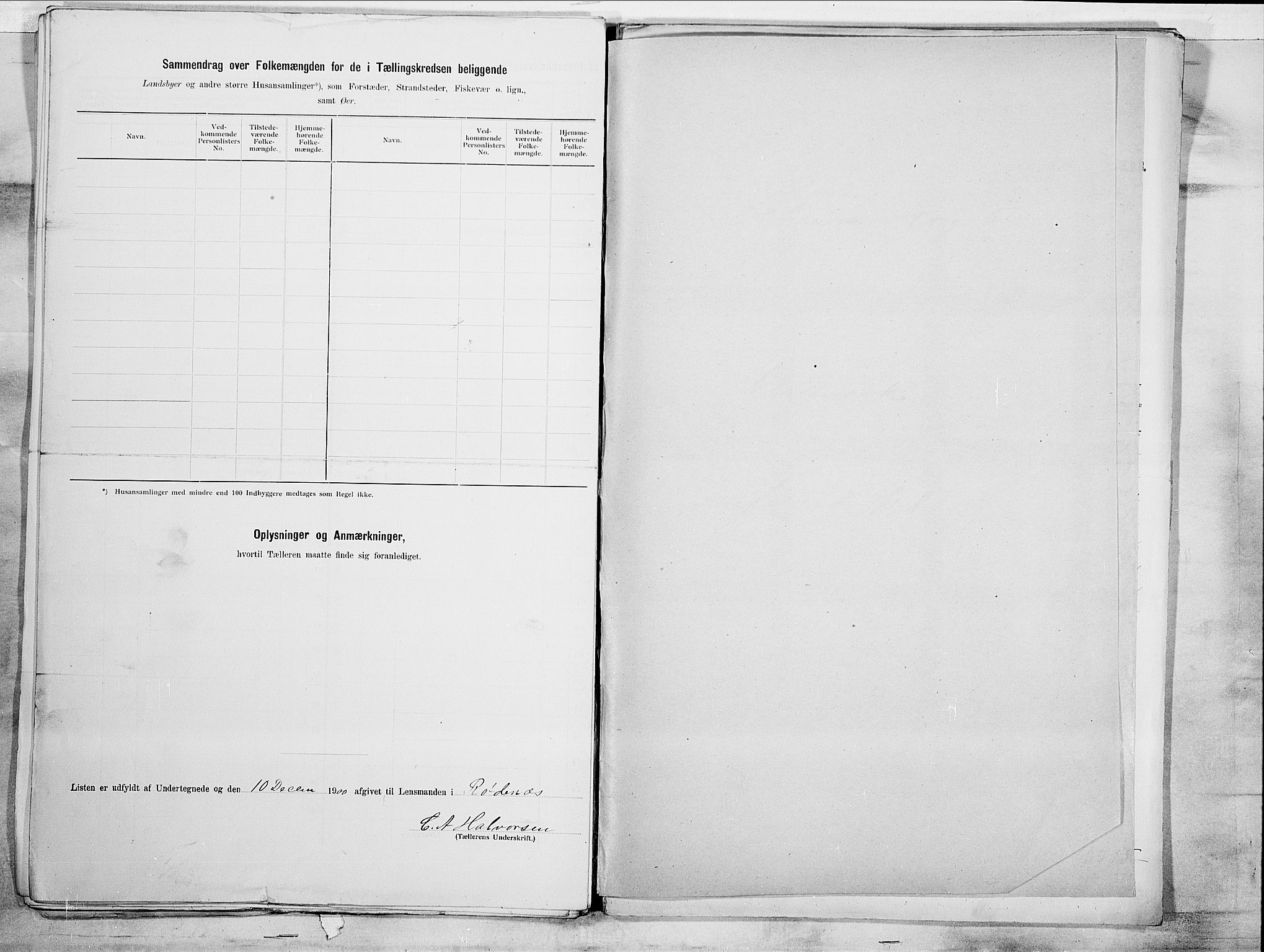 SAO, 1900 census for Rødenes, 1900, p. 18