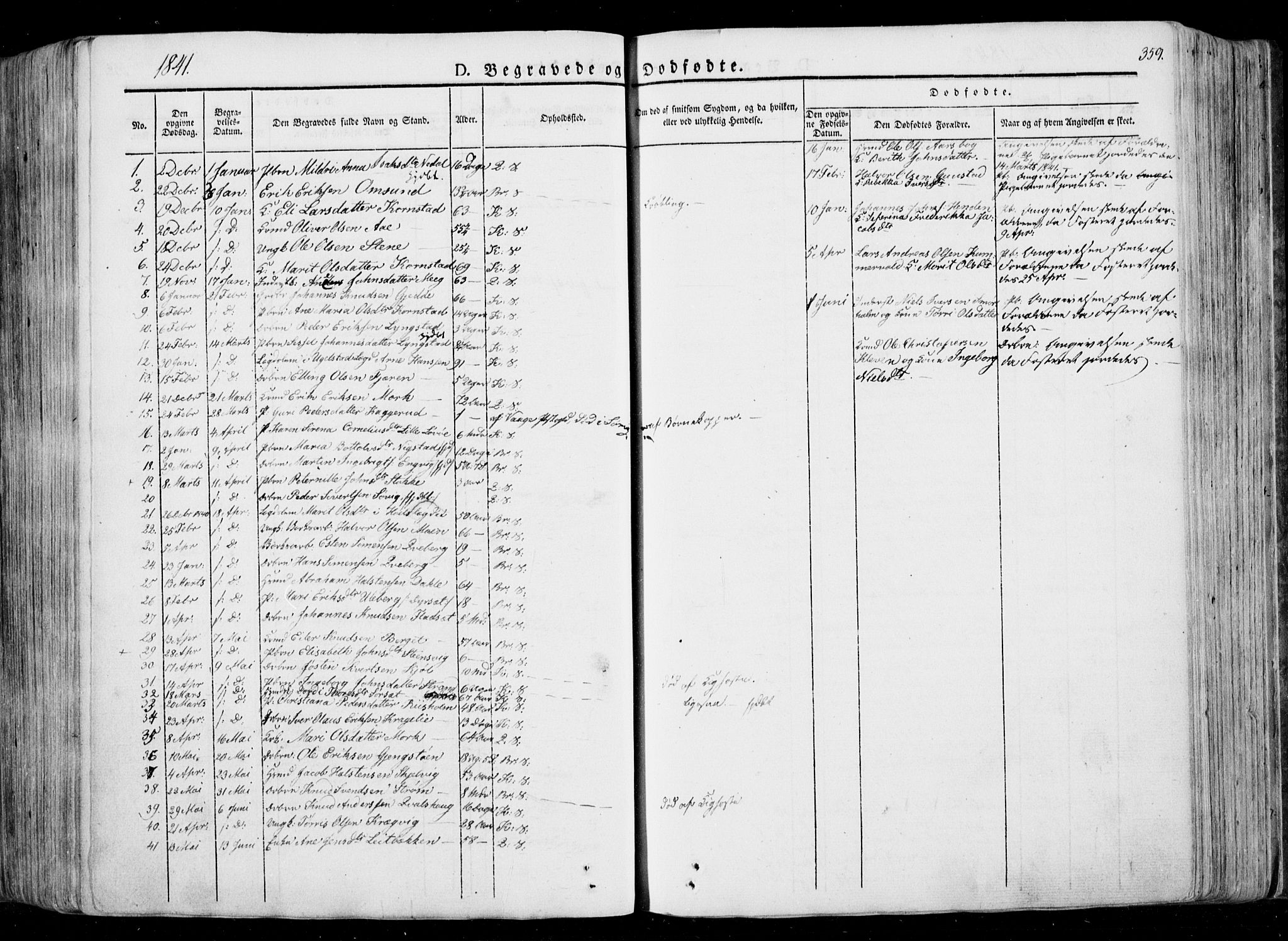 Ministerialprotokoller, klokkerbøker og fødselsregistre - Møre og Romsdal, SAT/A-1454/568/L0803: Parish register (official) no. 568A10, 1830-1853, p. 359