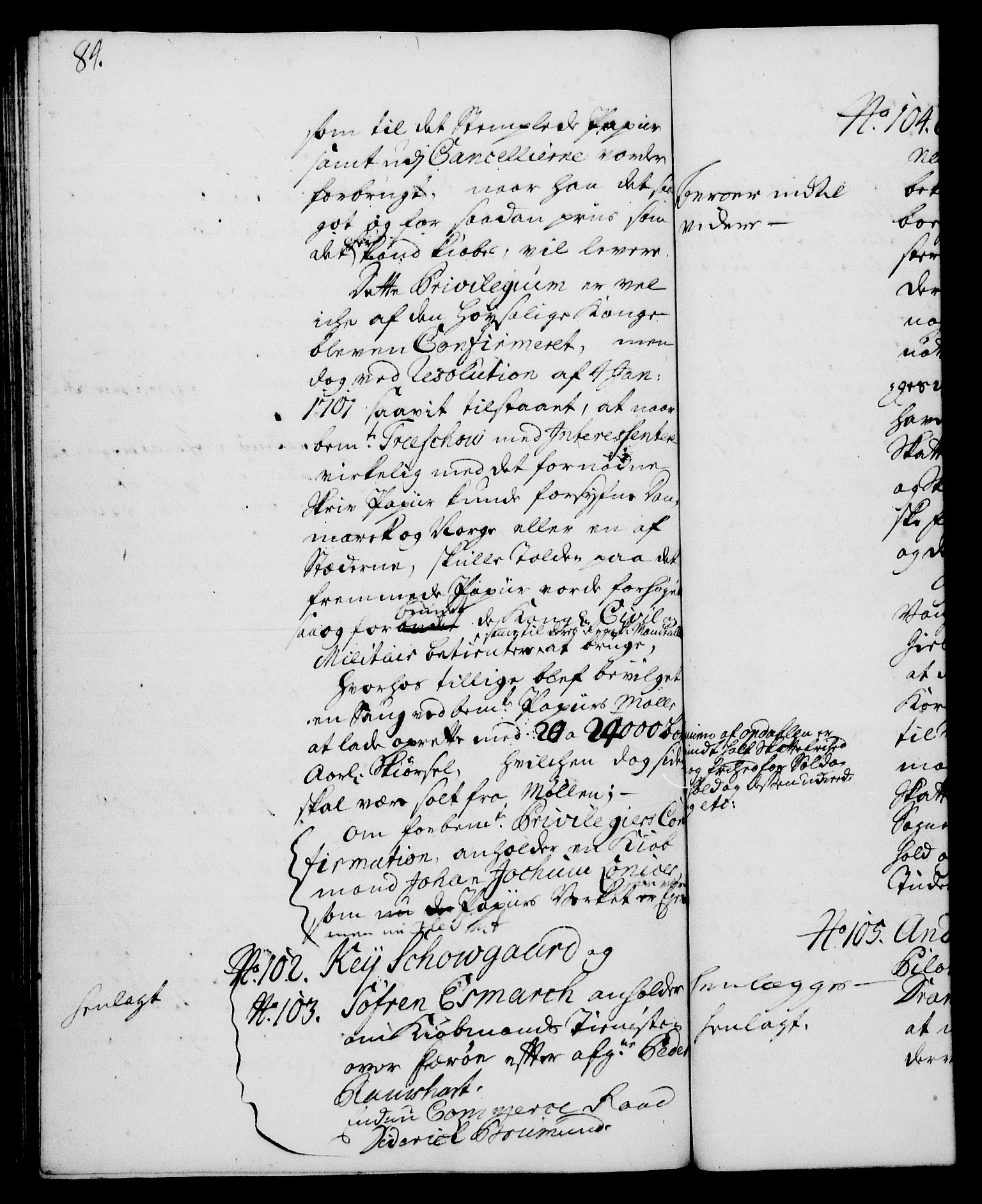 Rentekammeret, Kammerkanselliet, RA/EA-3111/G/Gh/Gha/L0014: Norsk ekstraktmemorialprotokoll. Merket RK 53.59, 1731-1732, p. 84