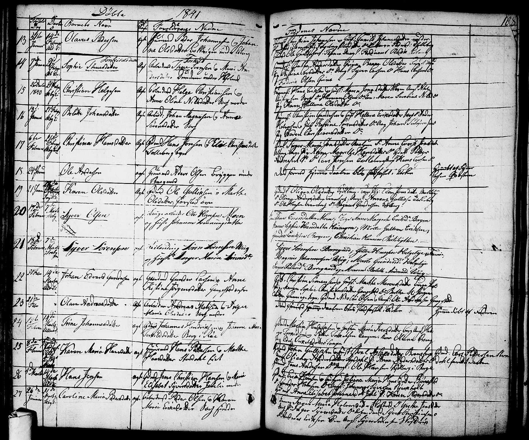 Skjeberg prestekontor Kirkebøker, AV/SAO-A-10923/F/Fa/L0005: Parish register (official) no. I 5, 1830-1845, p. 107