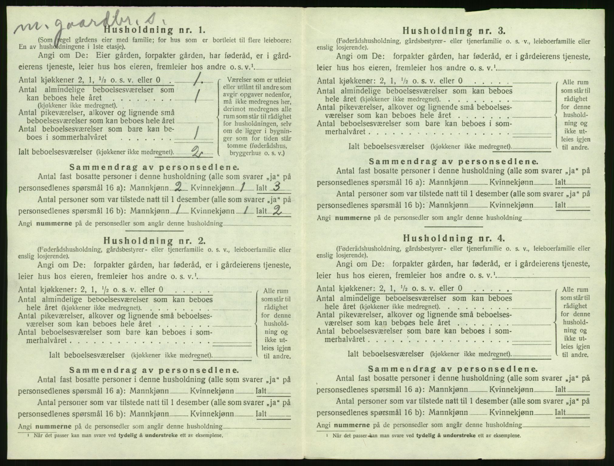 SAT, 1920 census for Sykkylven, 1920, p. 120