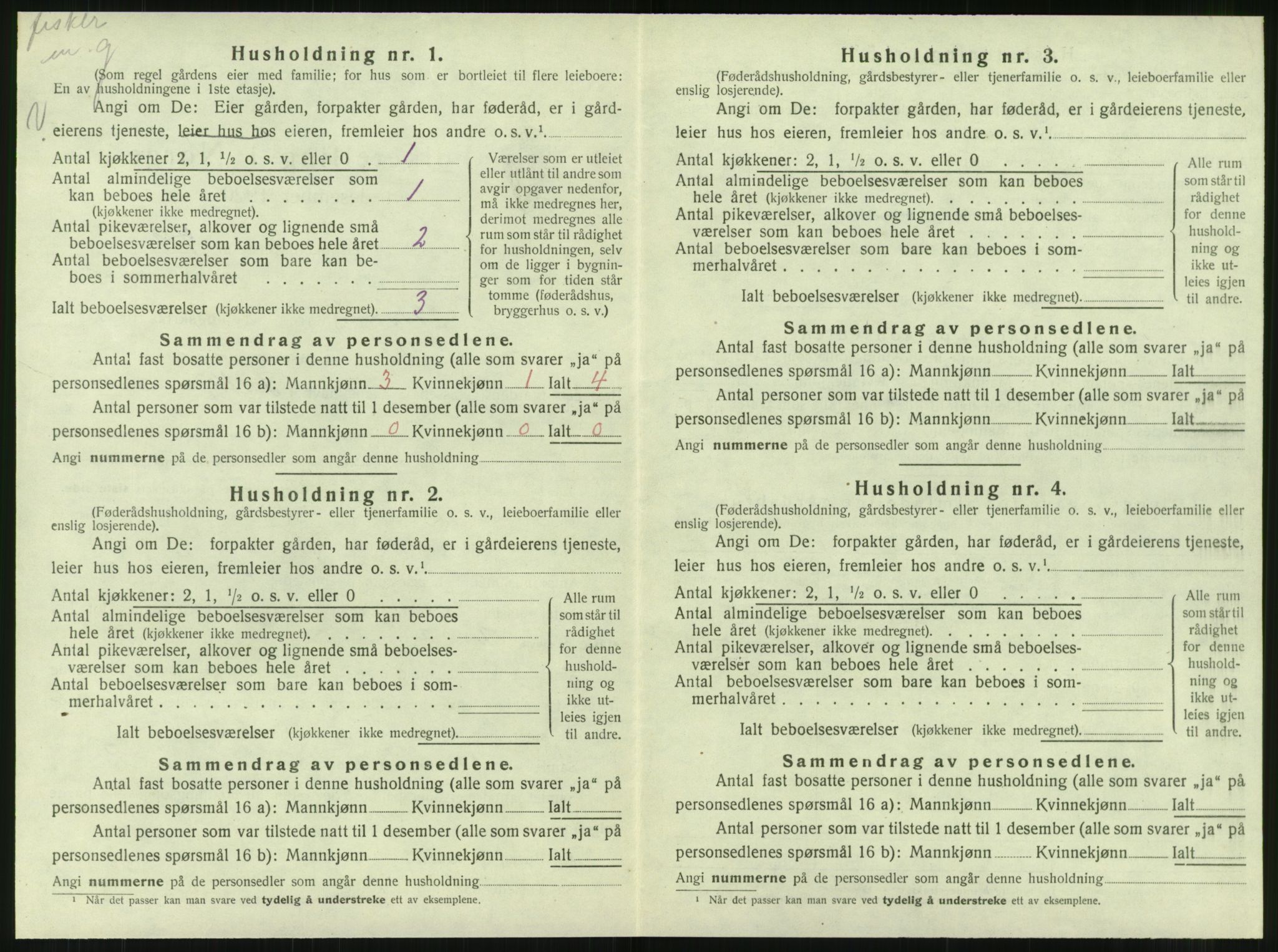 SAT, 1920 census for Brønnøy, 1920, p. 1073