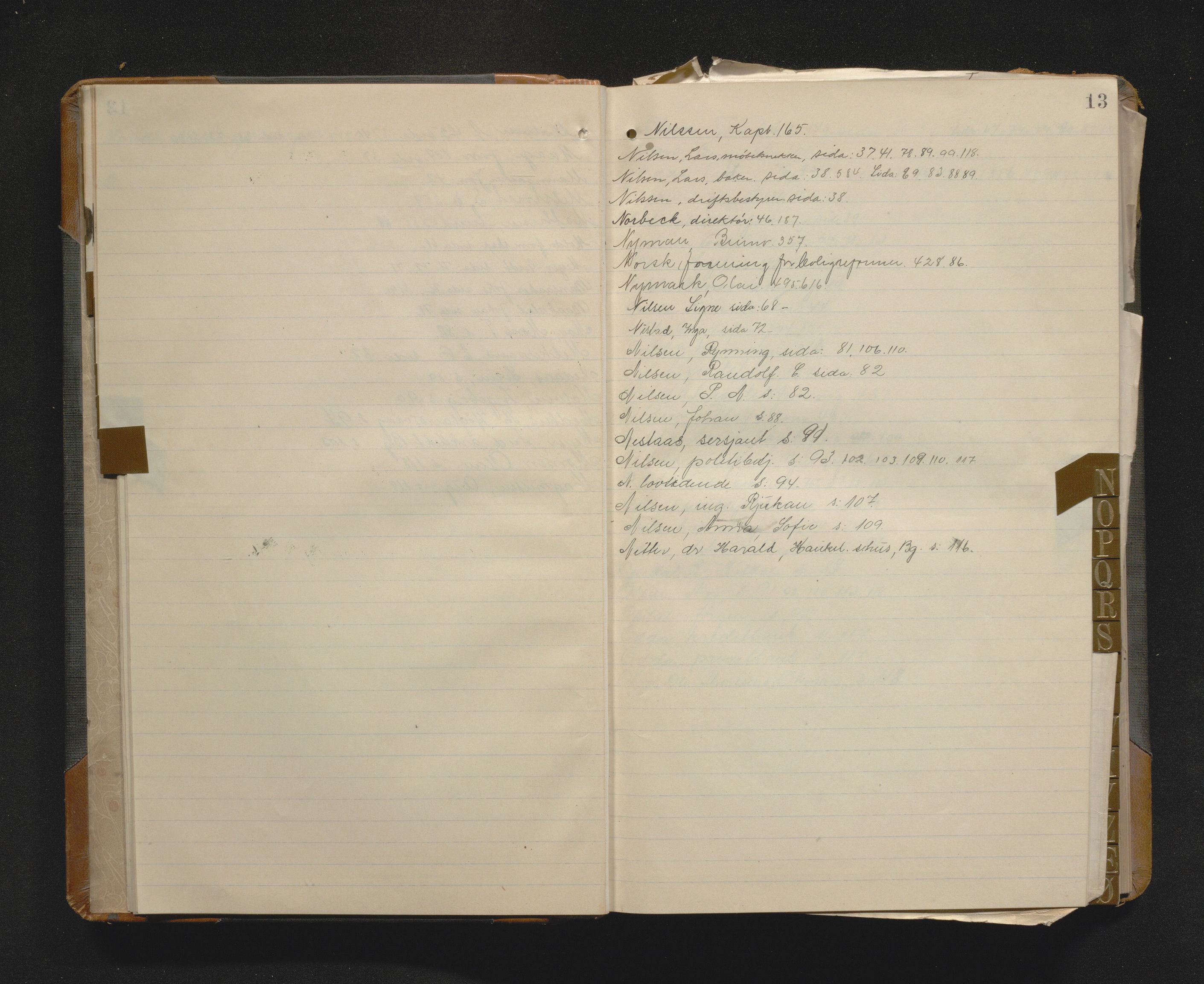 Odda kommune. Formannskapet, IKAH/1228-021/C/Ca/L0003: Postjournal, utgåande skriv, 1914-1918