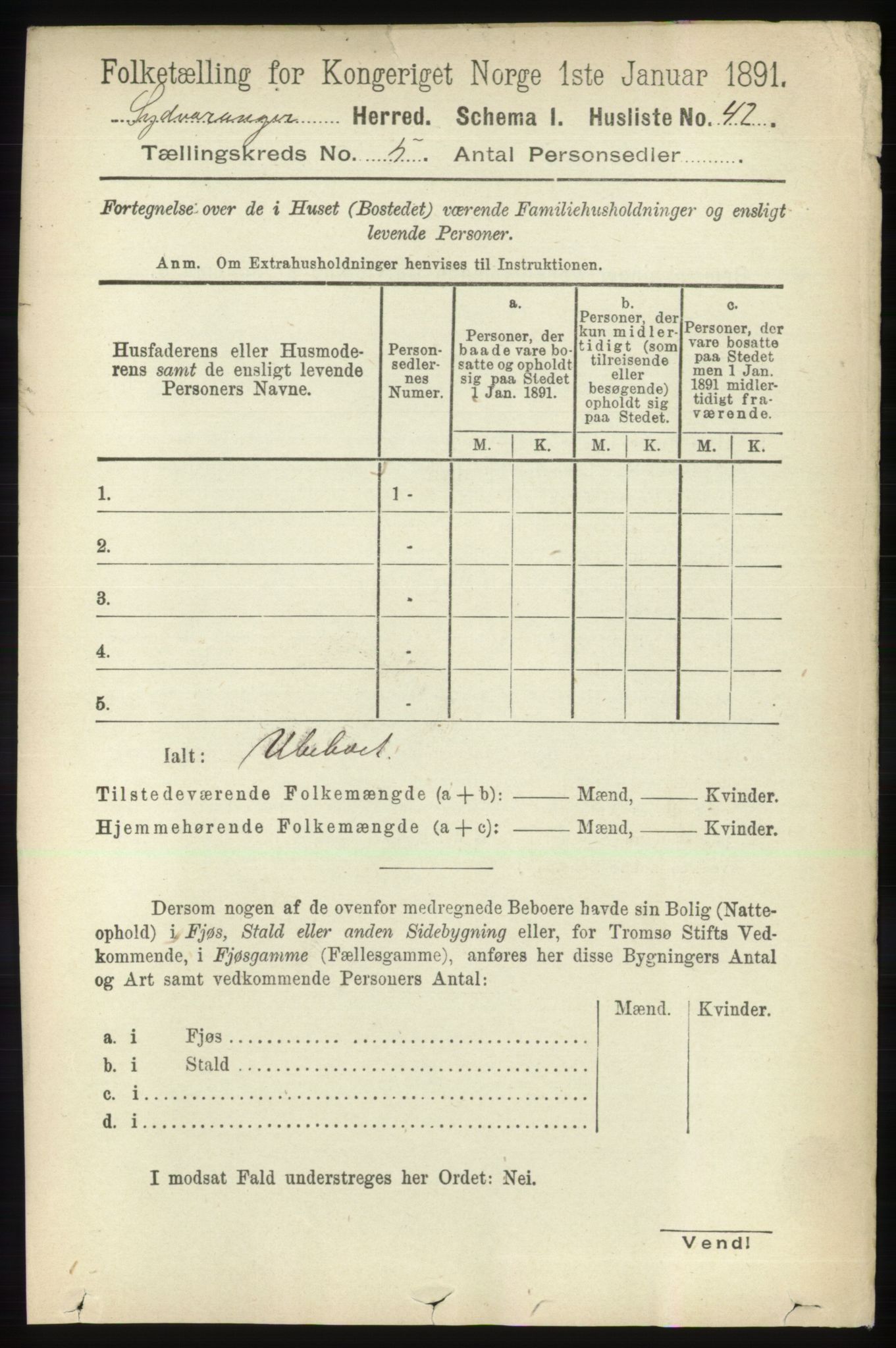 RA, 1891 census for 2030 Sør-Varanger, 1891, p. 1561