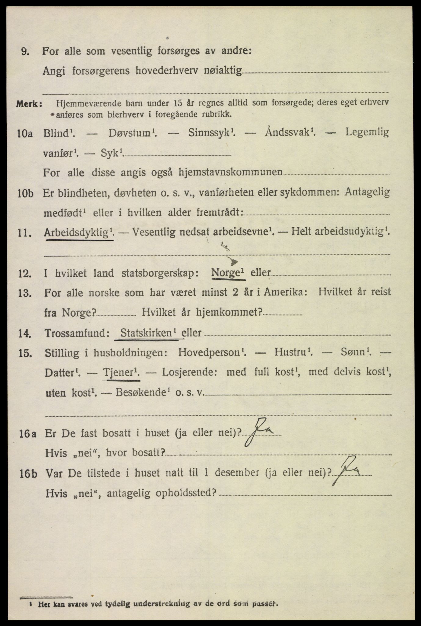 SAH, 1920 census for Ringsaker, 1920, p. 11187