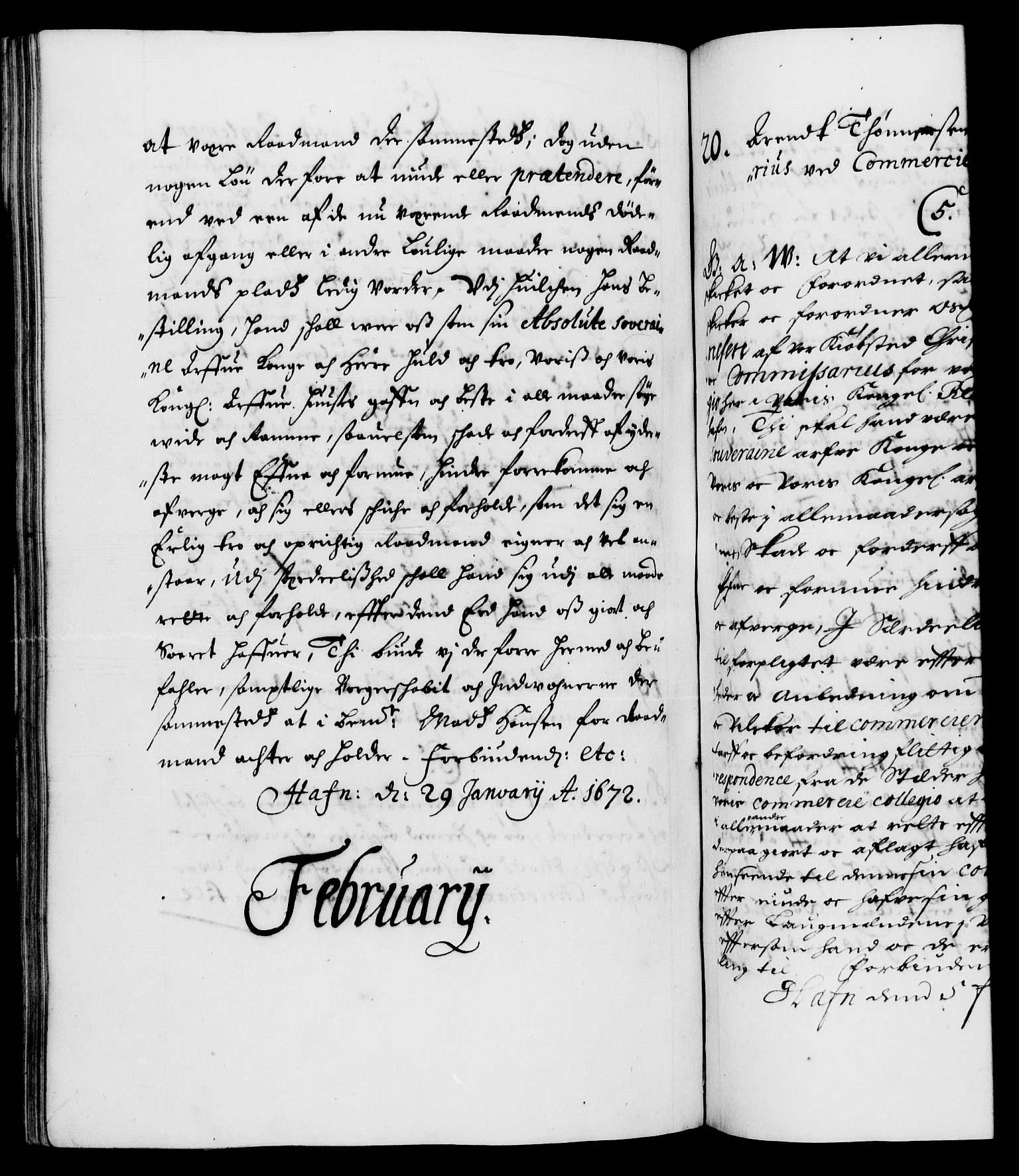 Danske Kanselli 1572-1799, RA/EA-3023/F/Fc/Fca/Fcaa/L0011: Norske registre (mikrofilm), 1670-1673, p. 527b