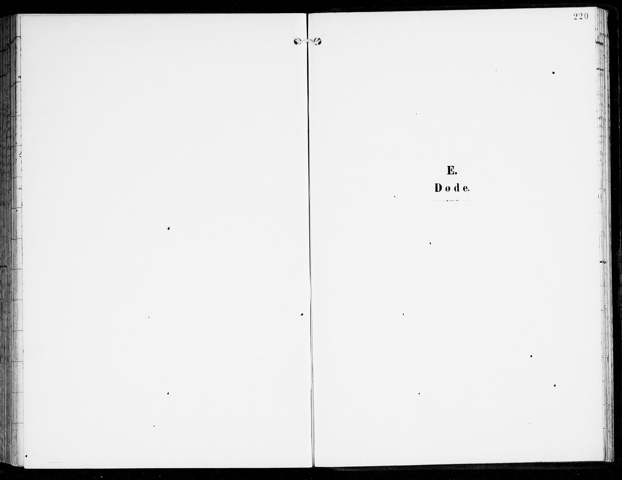 Haus sokneprestembete, SAB/A-75601/H/Haa: Parish register (official) no. D 2, 1899-1912, p. 220
