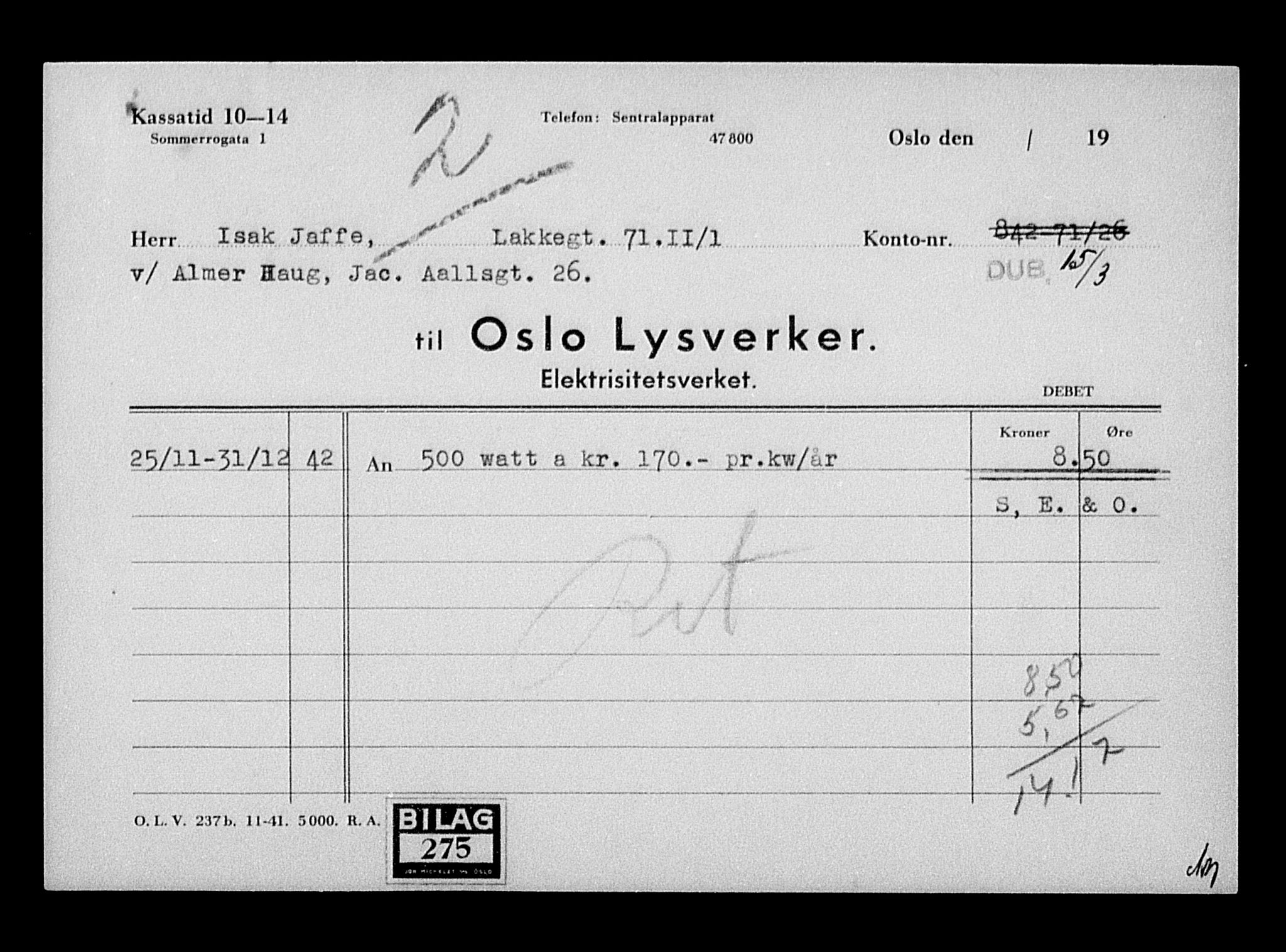 Justisdepartementet, Tilbakeføringskontoret for inndratte formuer, AV/RA-S-1564/H/Hc/Hcc/L0947: --, 1945-1947, p. 126
