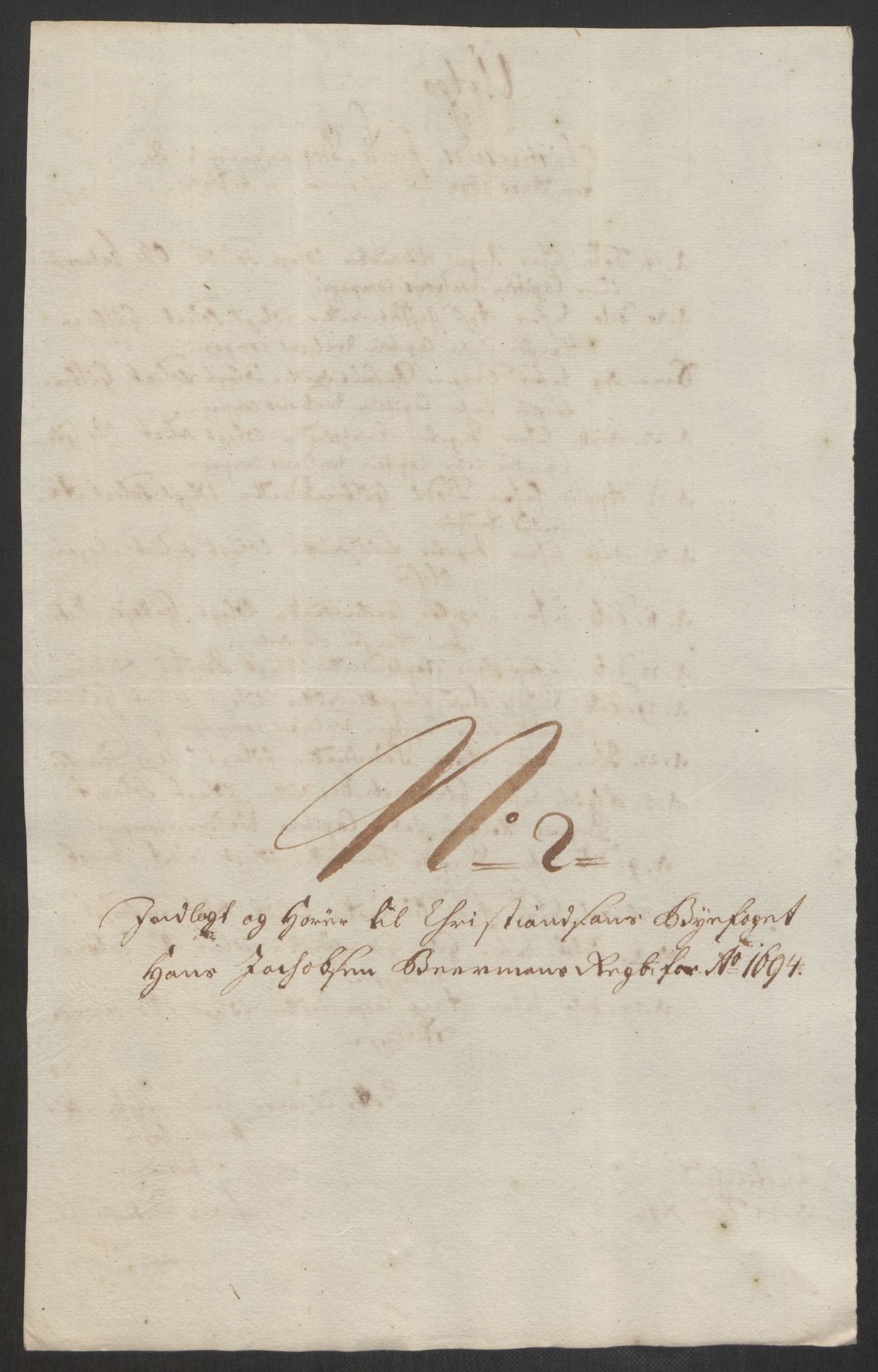 Rentekammeret inntil 1814, Reviderte regnskaper, Byregnskaper, AV/RA-EA-4066/R/Rm/L0285: [M18] Sikt og sakefall, 1681-1718, p. 217