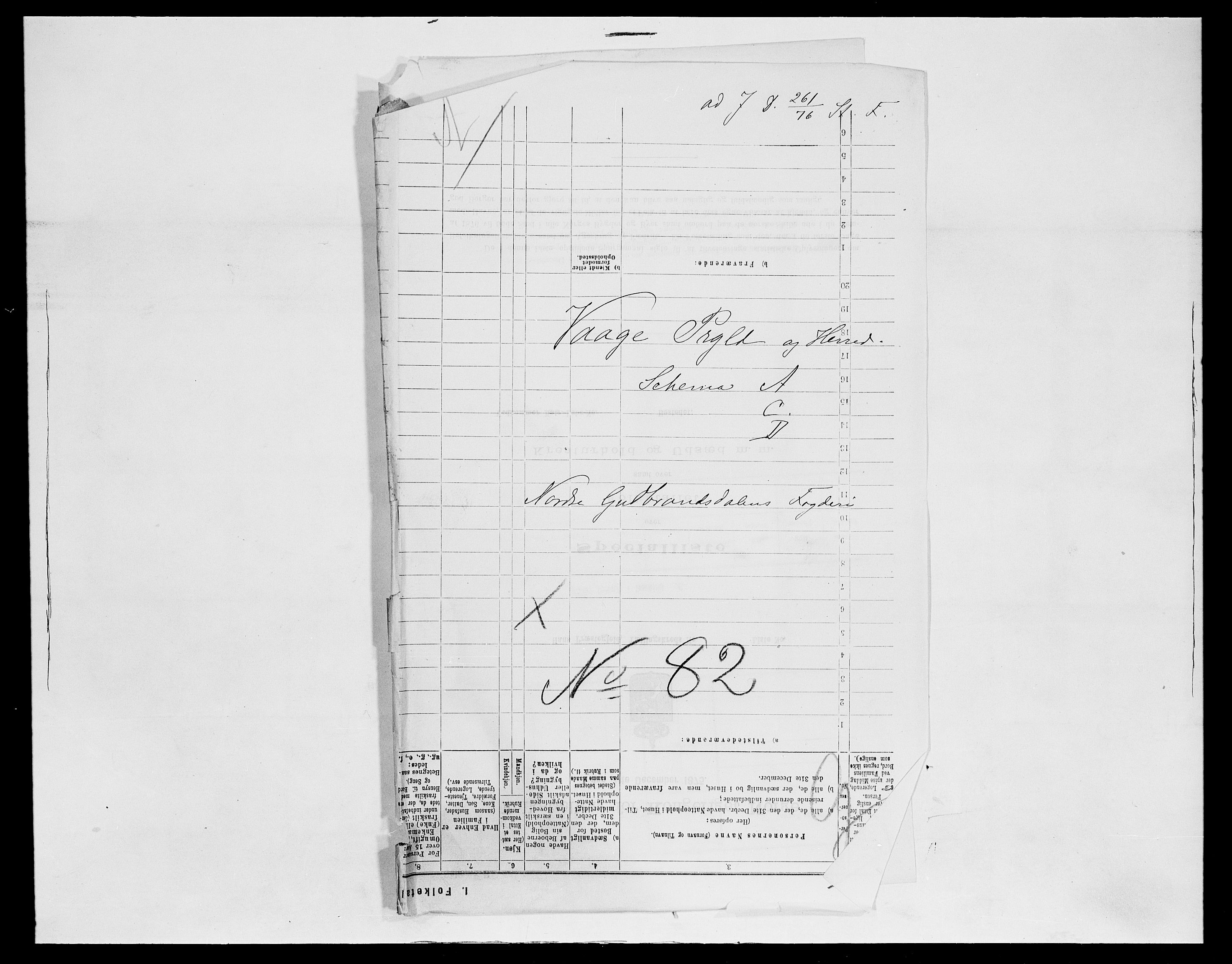 SAH, 1875 census for 0515P Vågå, 1875, p. 24