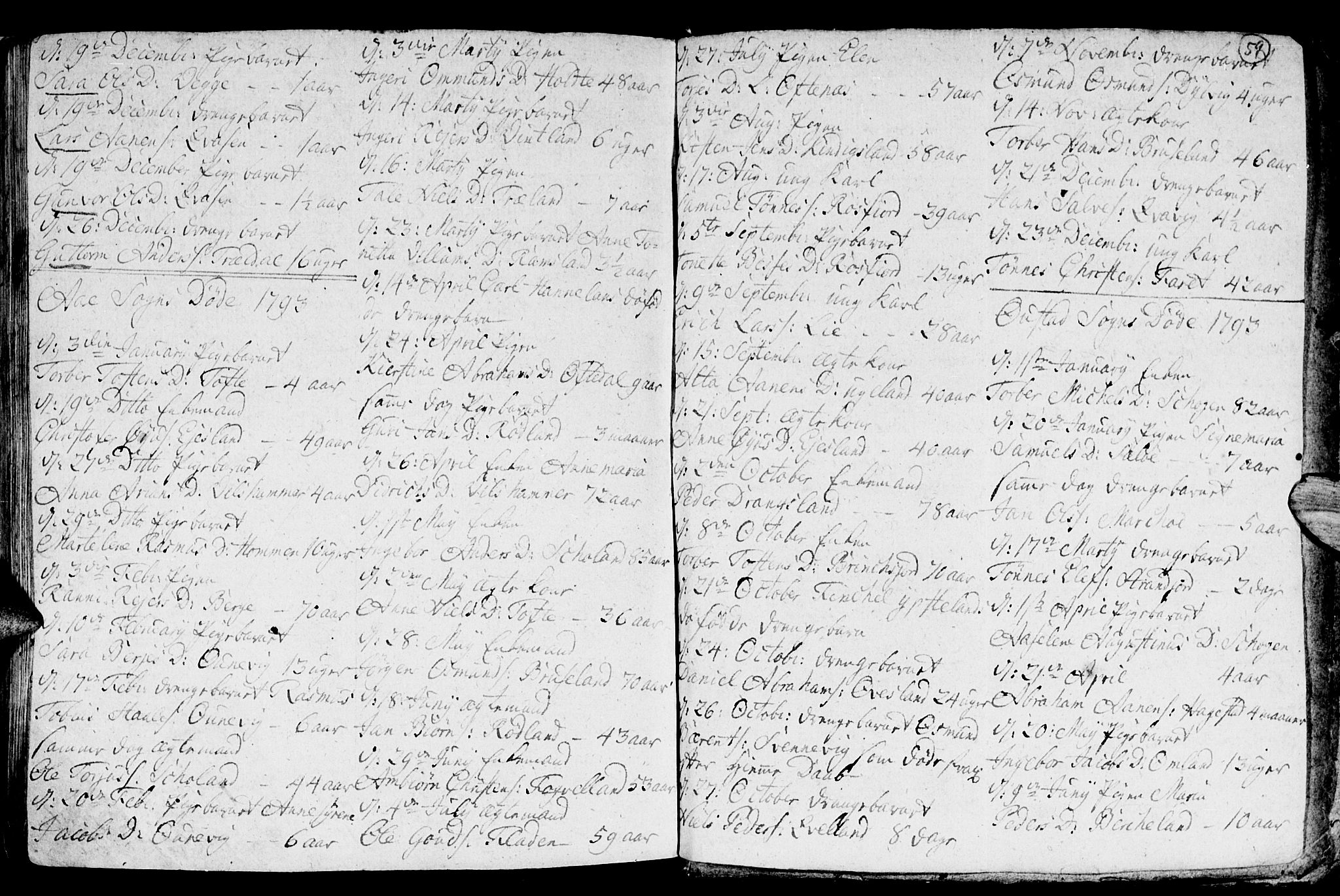 Lyngdal sokneprestkontor, AV/SAK-1111-0029/F/Fa/Fac/L0003: Parish register (official) no. A 3, 1750-1803, p. 59