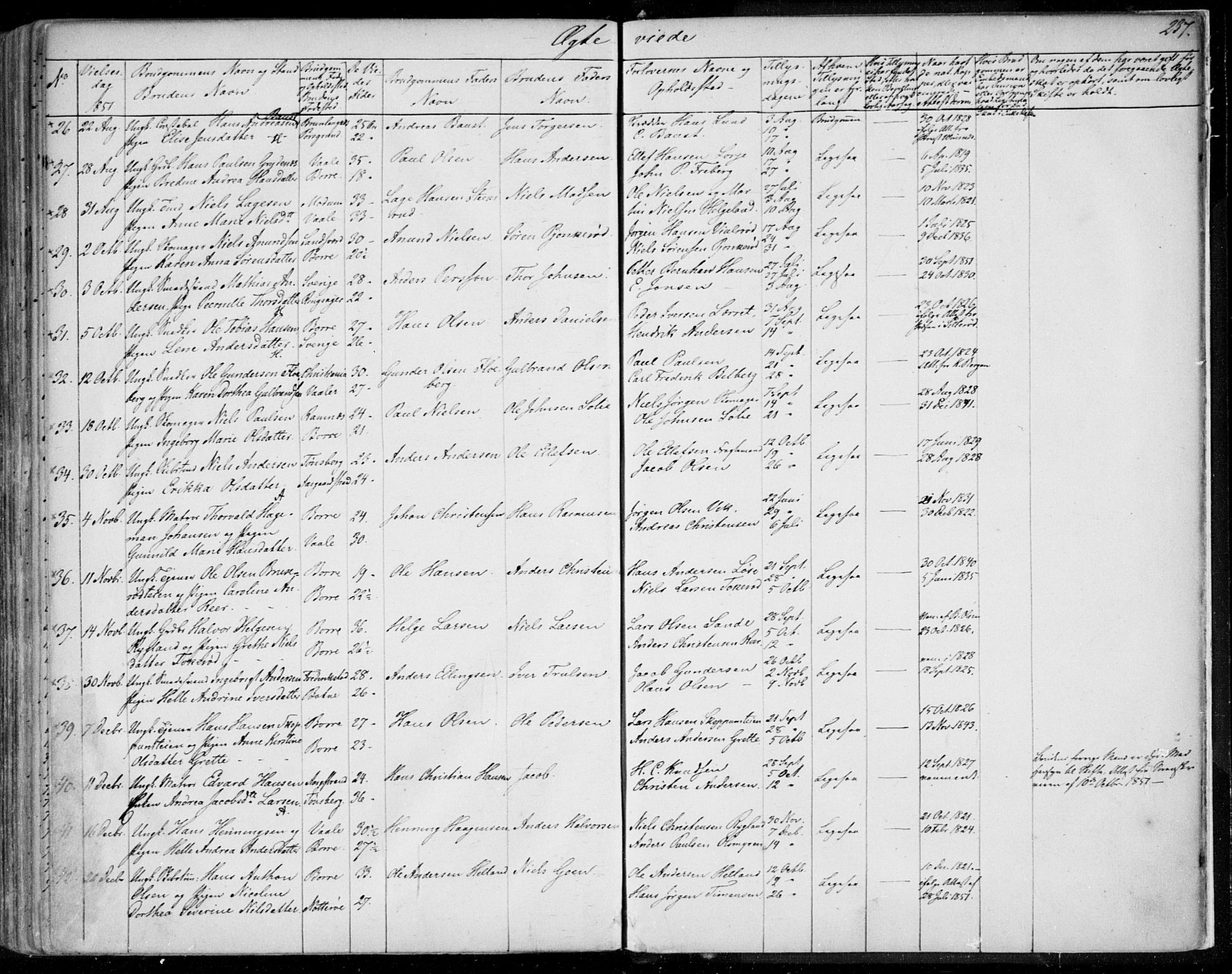 Borre kirkebøker, AV/SAKO-A-338/F/Fa/L0005: Parish register (official) no. I 5, 1845-1851, p. 237