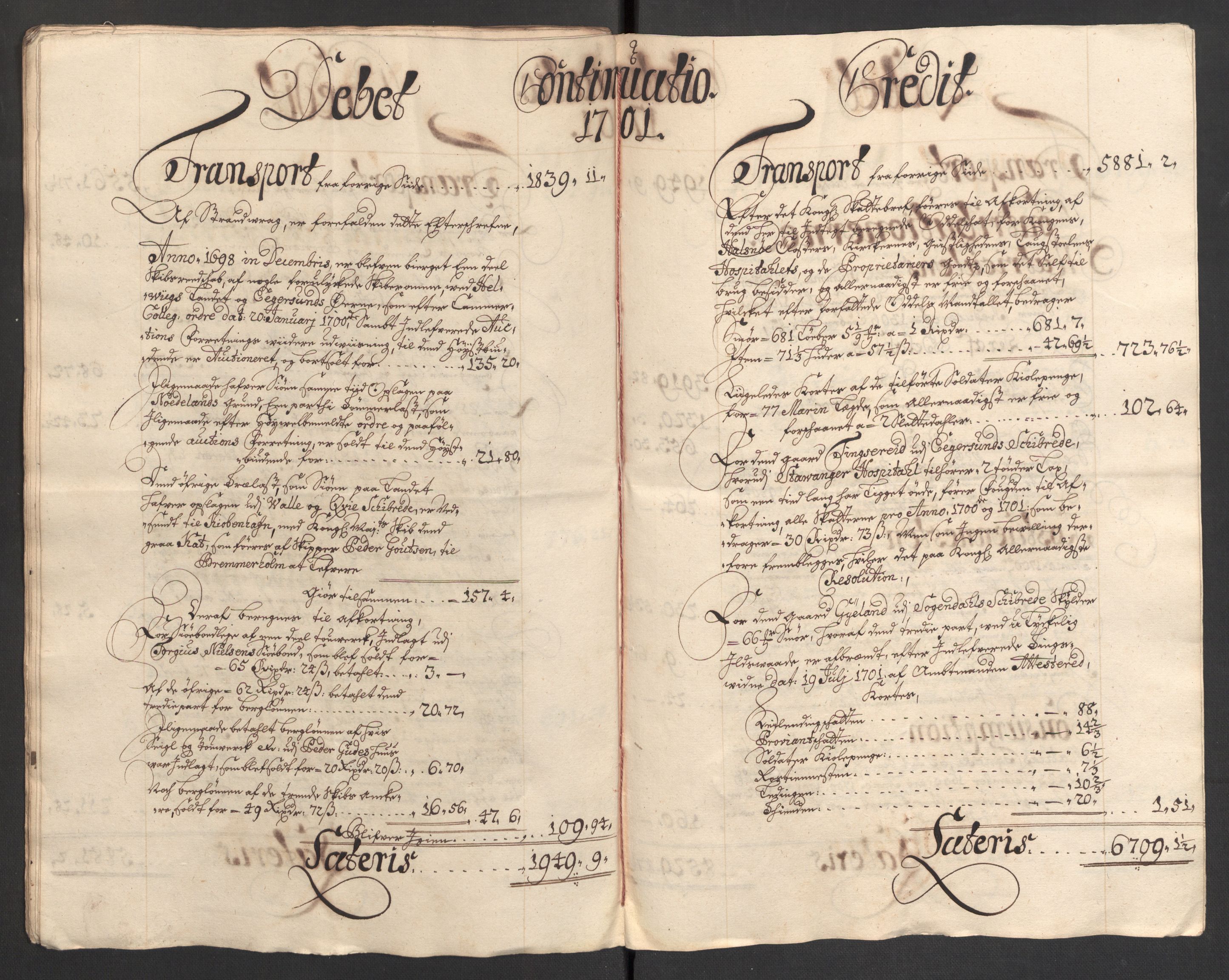 Rentekammeret inntil 1814, Reviderte regnskaper, Fogderegnskap, AV/RA-EA-4092/R46/L2731: Fogderegnskap Jæren og Dalane, 1700-1702, p. 191