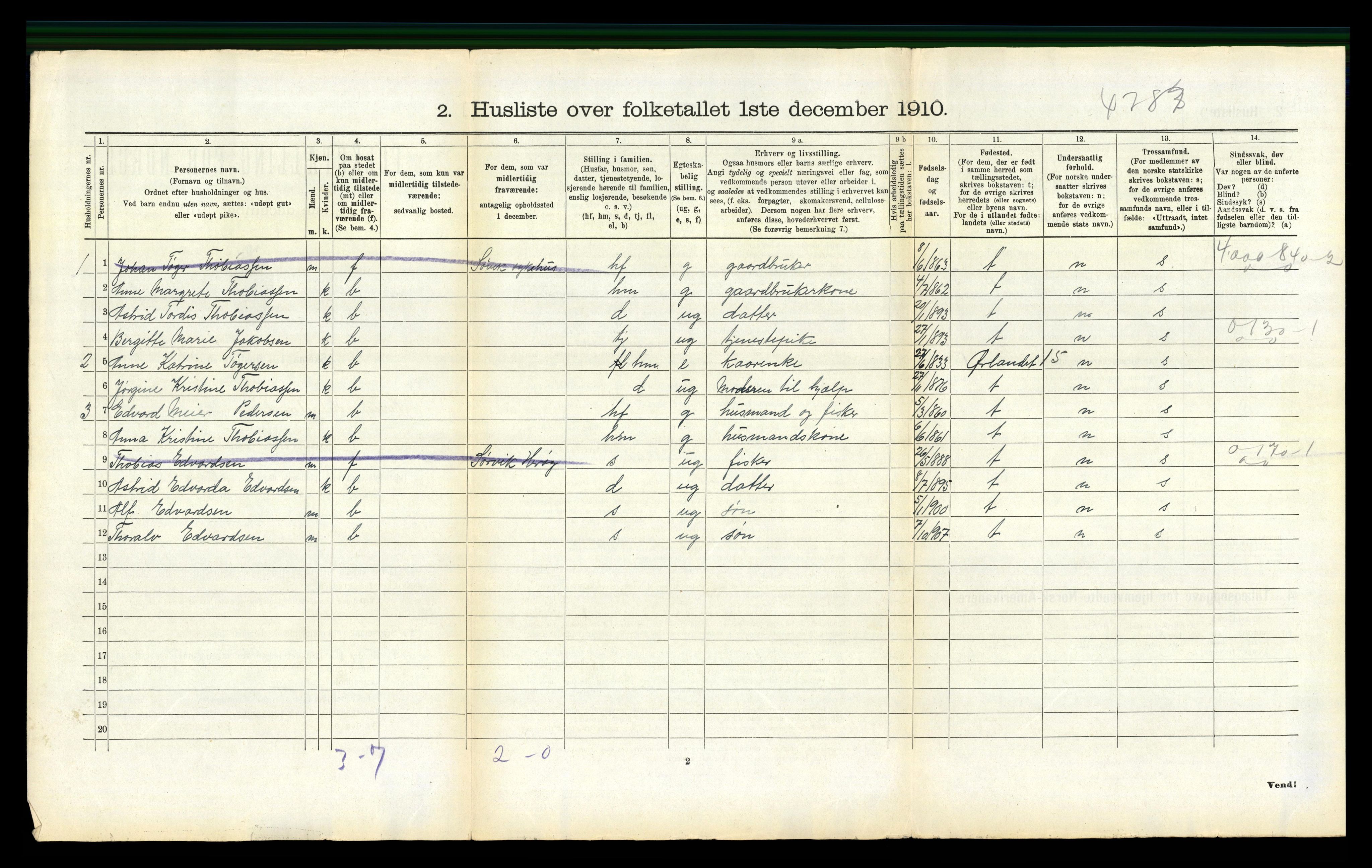 RA, 1910 census for Herøy, 1910, p. 1120