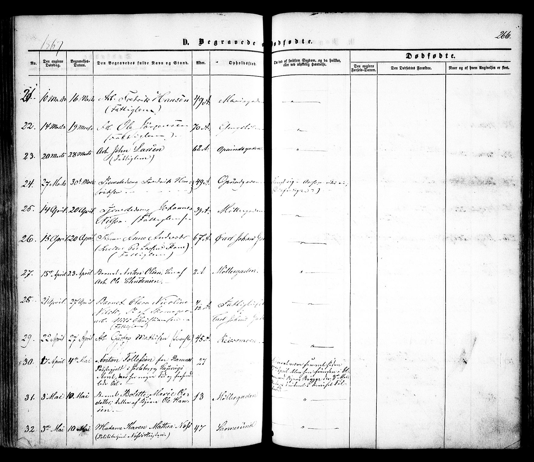 Sarpsborg prestekontor Kirkebøker, AV/SAO-A-2006/F/Fa/L0001: Parish register (official) no. 1, 1859-1868, p. 266