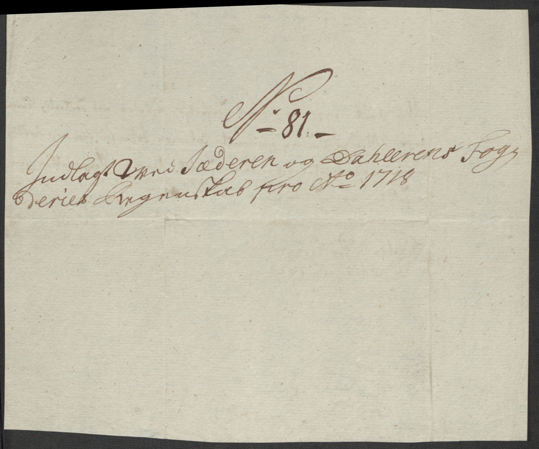 Rentekammeret inntil 1814, Reviderte regnskaper, Fogderegnskap, AV/RA-EA-4092/R46/L2743: Fogderegnskap Jæren og Dalane, 1718, p. 321