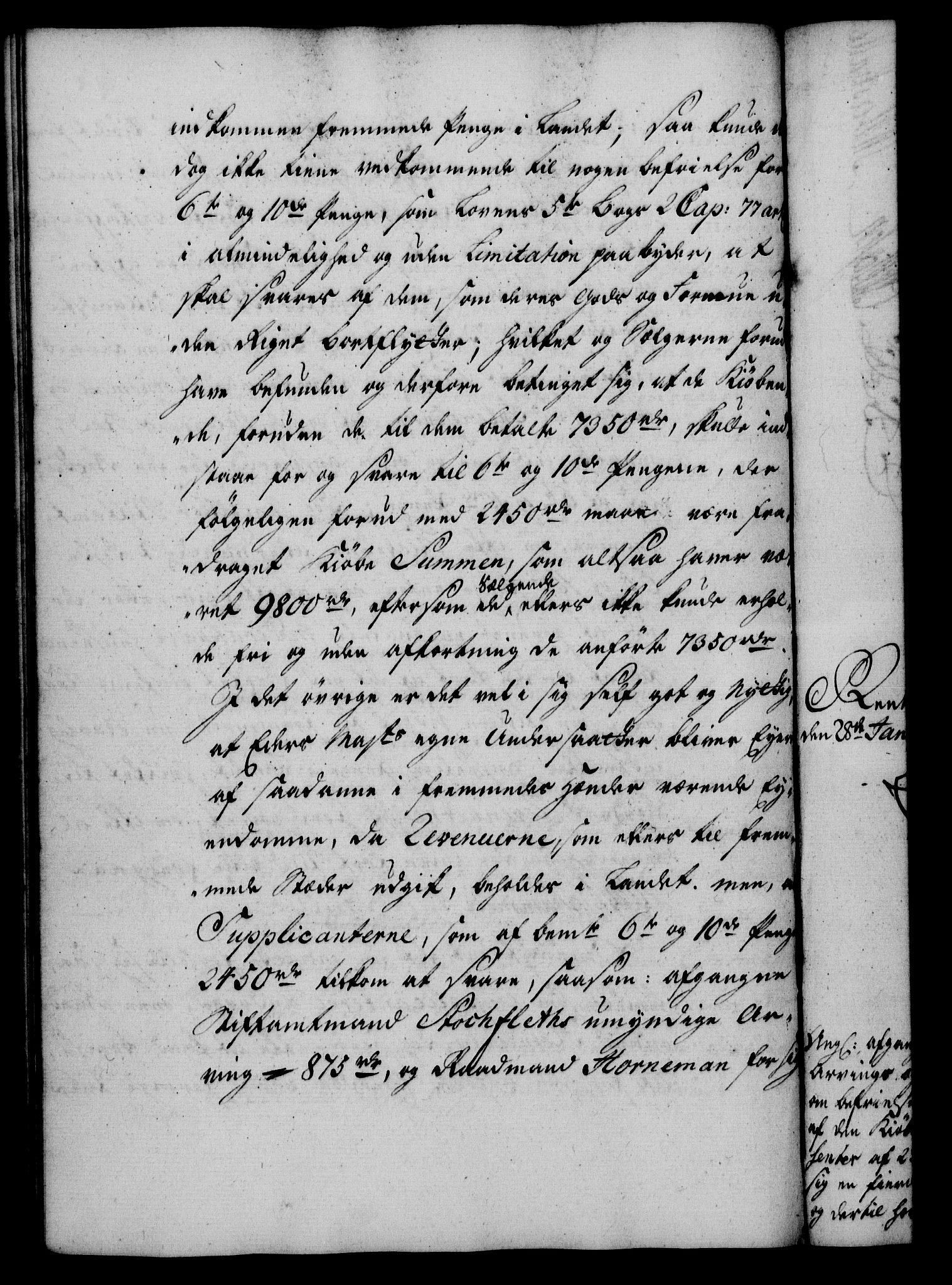 Rentekammeret, Kammerkanselliet, RA/EA-3111/G/Gf/Gfa/L0036: Norsk relasjons- og resolusjonsprotokoll (merket RK 52.36), 1754, p. 135