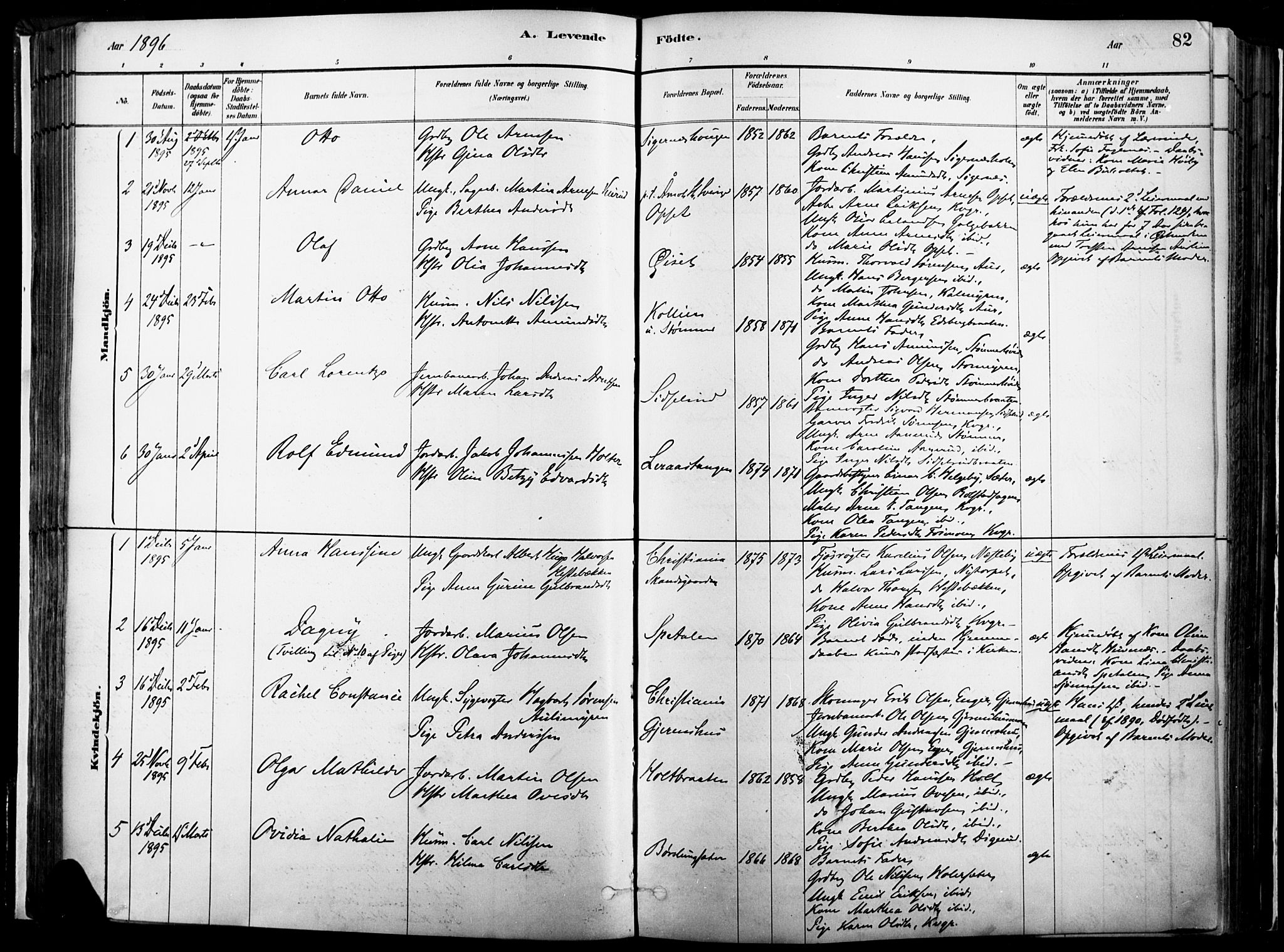 Vinger prestekontor, AV/SAH-PREST-024/H/Ha/Haa/L0014: Parish register (official) no. 14, 1881-1900, p. 82