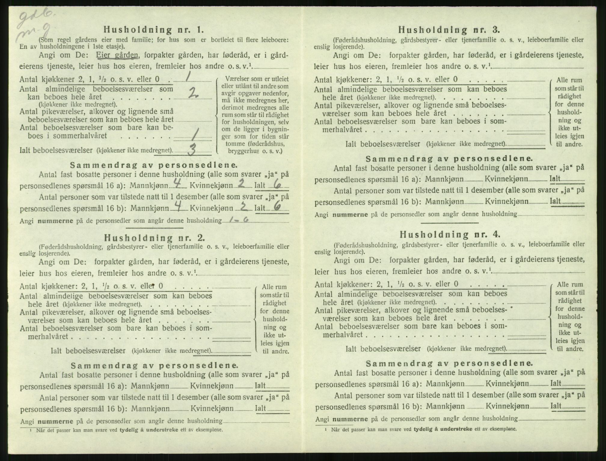 SAT, 1920 census for Ørsta, 1920, p. 919