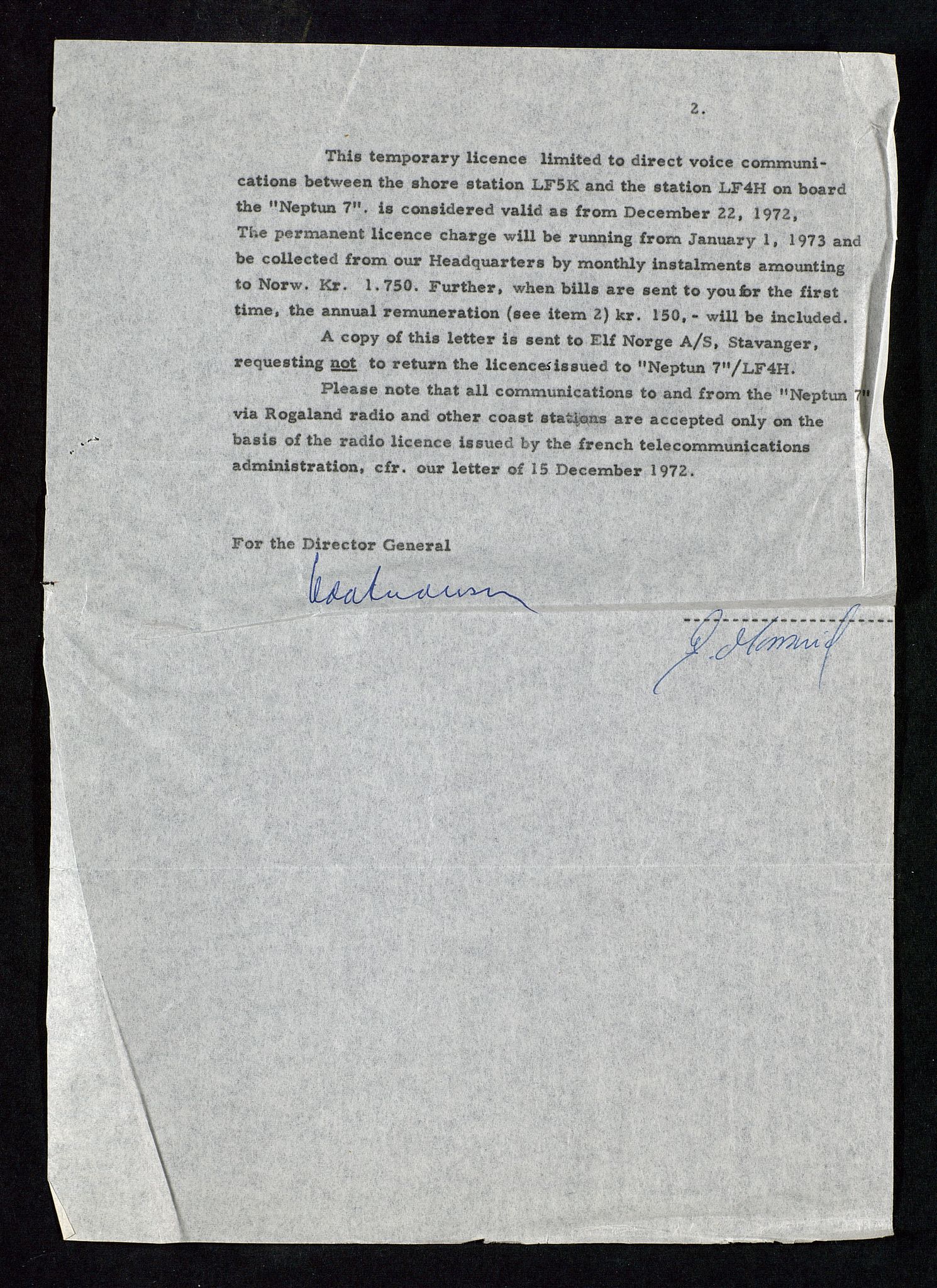 Industridepartementet, Oljekontoret, AV/SAST-A-101348/Da/L0012: Arkivnøkkel 798 Helikopter, luftfart, telekommunikasjon og skademeldinger/ulykker, 1966-1972, p. 408