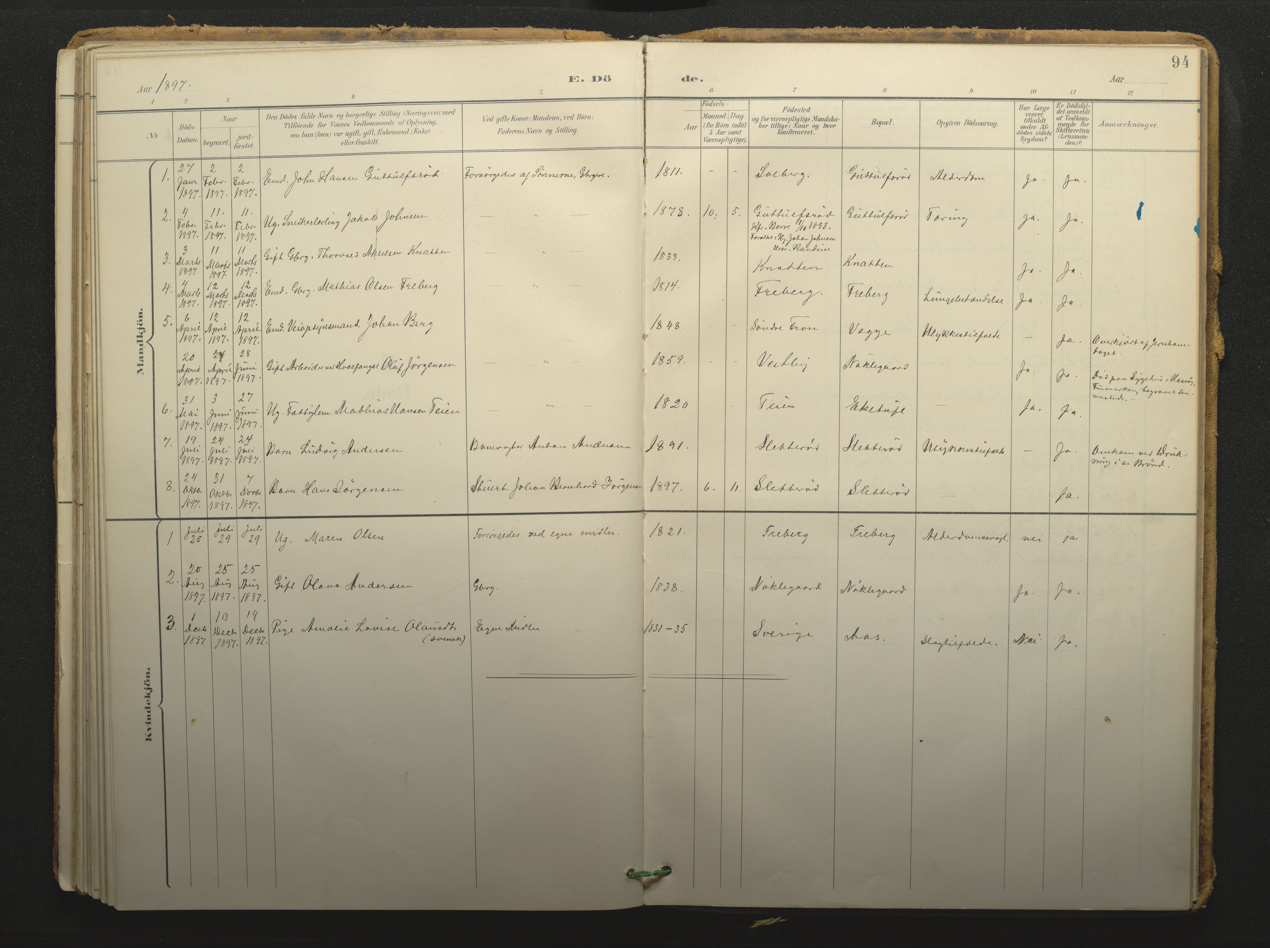 Borre kirkebøker, AV/SAKO-A-338/F/Fc/L0003: Parish register (official) no. III 3, 1896-1919, p. 94