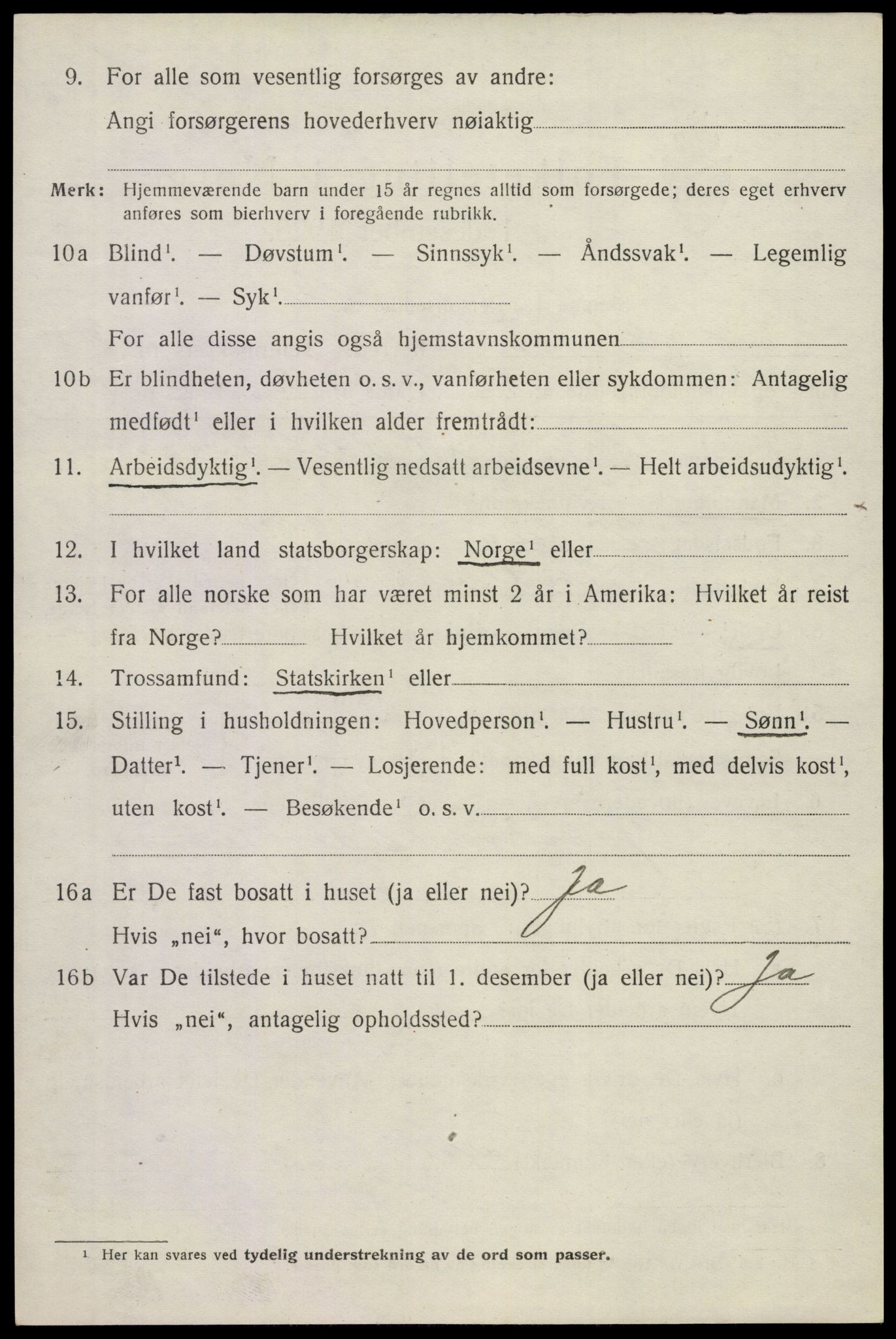 SAKO, 1920 census for Andebu, 1920, p. 1819