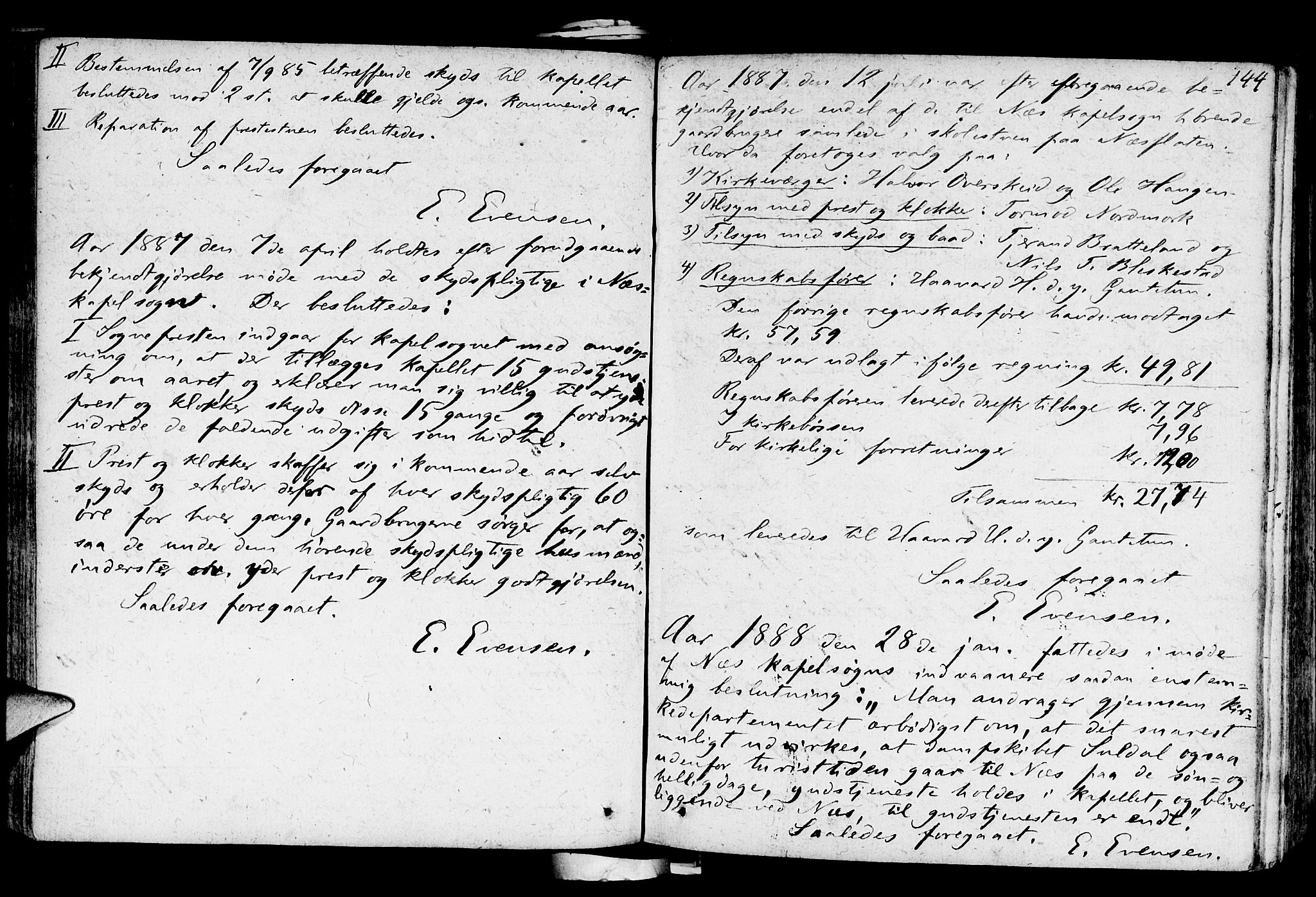 Suldal sokneprestkontor, AV/SAST-A-101845/01/IV/L0004: Parish register (official) no. A 4, 1800-1816, p. 144