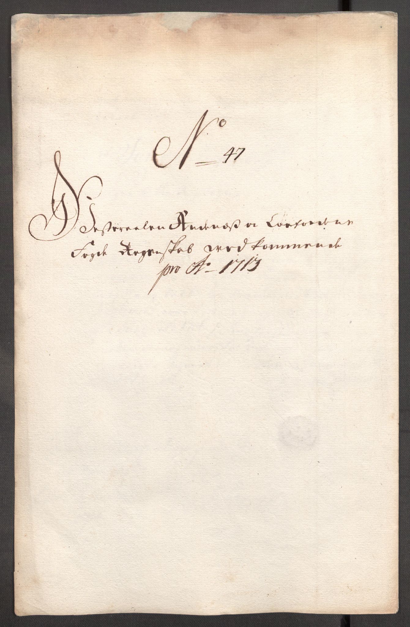 Rentekammeret inntil 1814, Reviderte regnskaper, Fogderegnskap, RA/EA-4092/R67/L4679: Fogderegnskap Vesterålen, Andenes og Lofoten, 1711-1713, p. 287