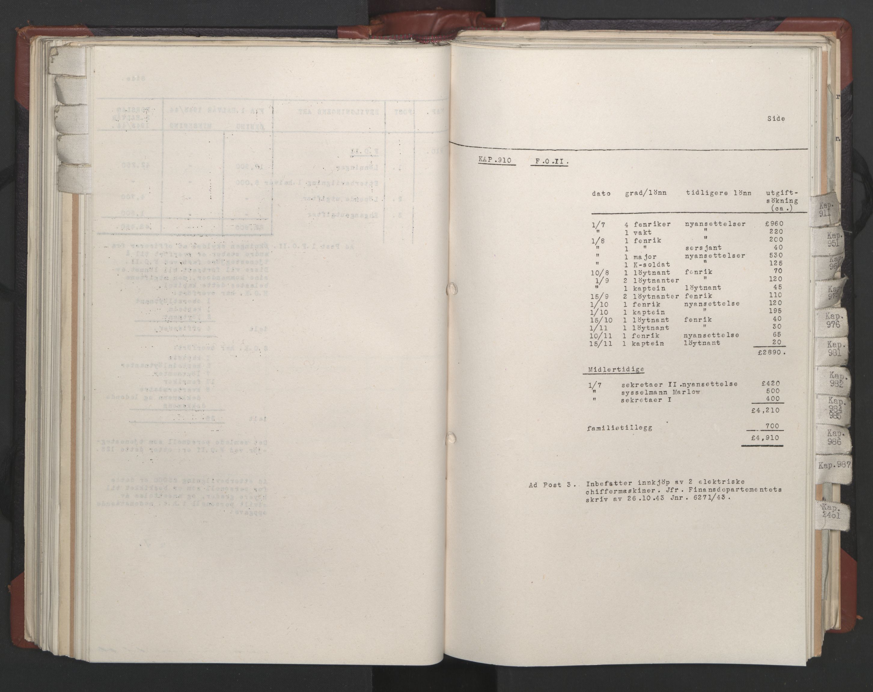 Statsrådssekretariatet, RA/S-1001/A/Ac/L0124: Kgl. res. 14/1-30/6, 1944, p. 178