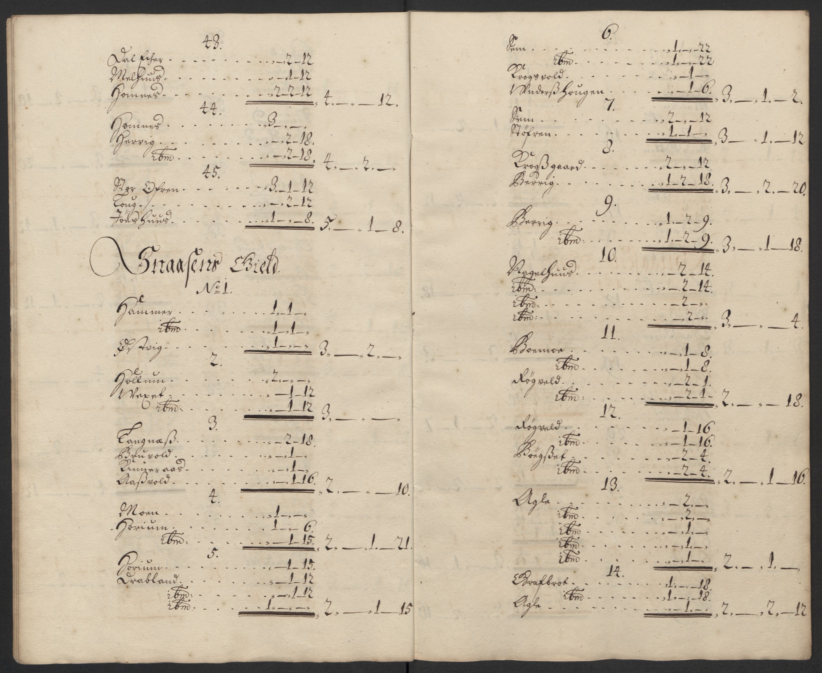 Rentekammeret inntil 1814, Reviderte regnskaper, Fogderegnskap, AV/RA-EA-4092/R63/L4310: Fogderegnskap Inderøy, 1698-1699, p. 86