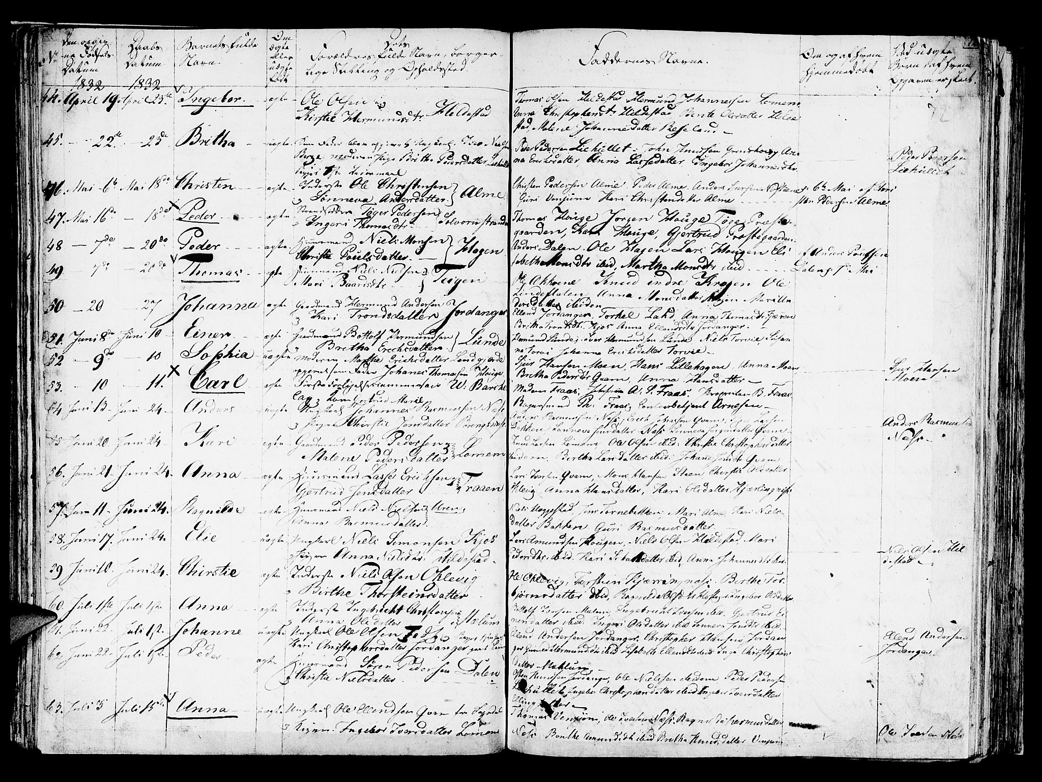 Hafslo sokneprestembete, SAB/A-80301/H/Haa/Haaa/L0004: Parish register (official) no. A 4, 1821-1834, p. 72