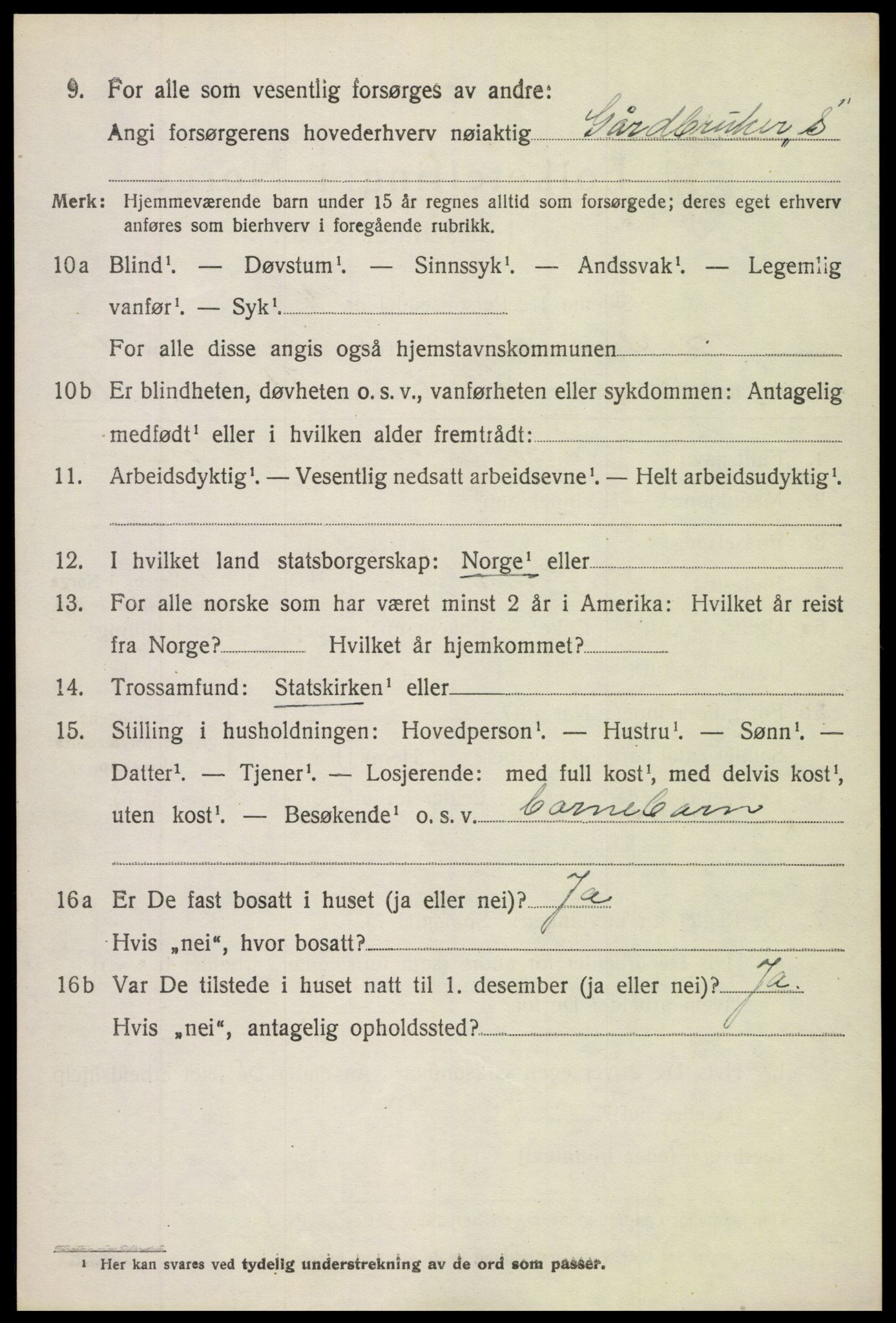 SAH, 1920 census for Sør-Aurdal, 1920, p. 7474