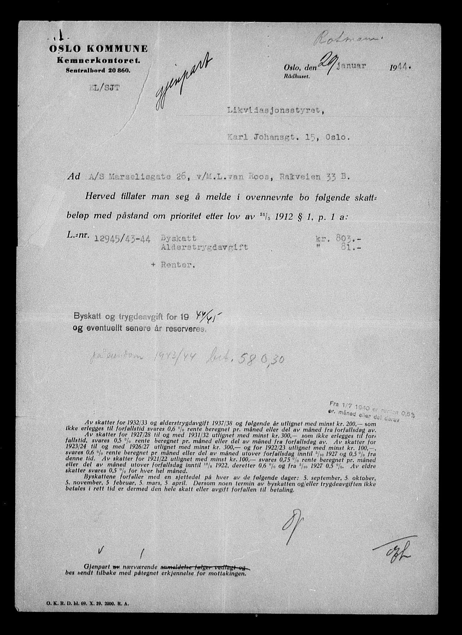 Justisdepartementet, Tilbakeføringskontoret for inndratte formuer, AV/RA-S-1564/H/Hc/Hcc/L0973: --, 1945-1947, p. 31