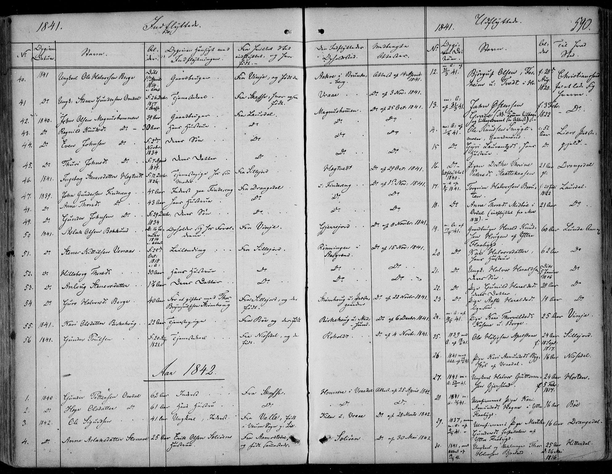 Kviteseid kirkebøker, SAKO/A-276/F/Fa/L0006: Parish register (official) no. I 6, 1836-1858, p. 590